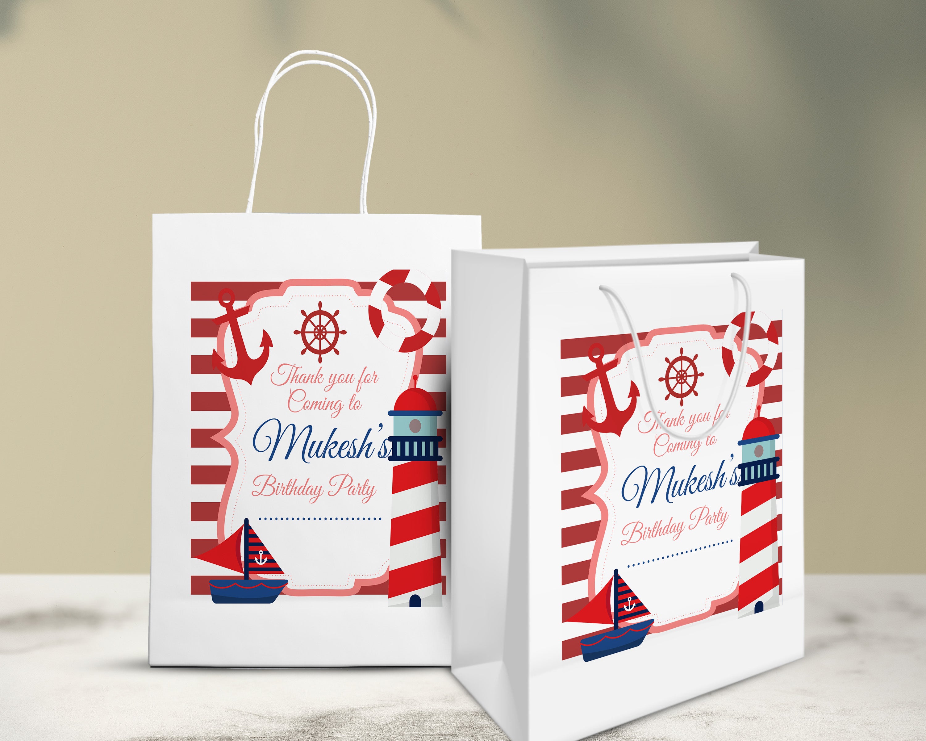 Sailor Theme Oversized Return Gift Bag - image 5 of 5 | Party Supplies India
