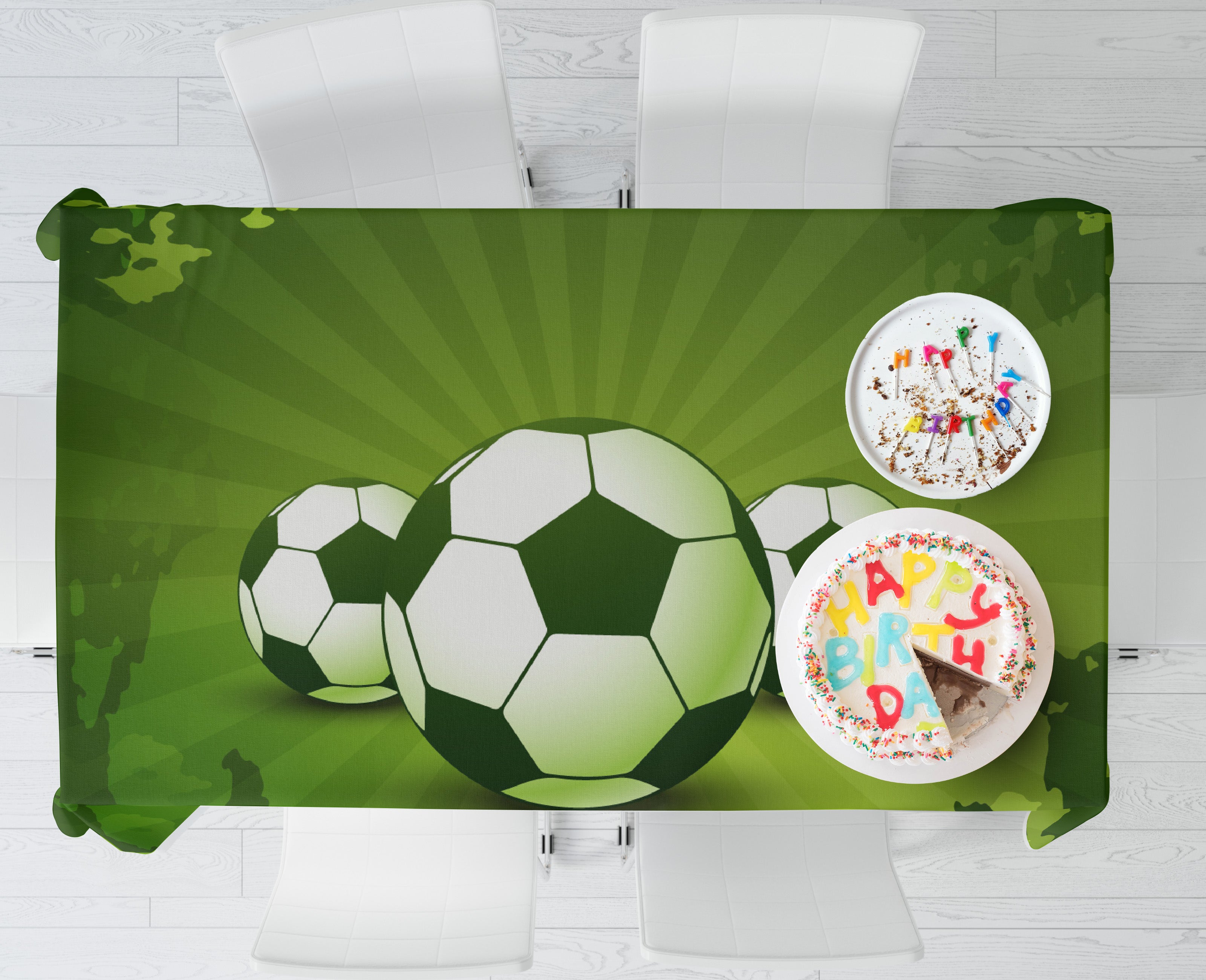 PSI Football Theme Cake Tablecover