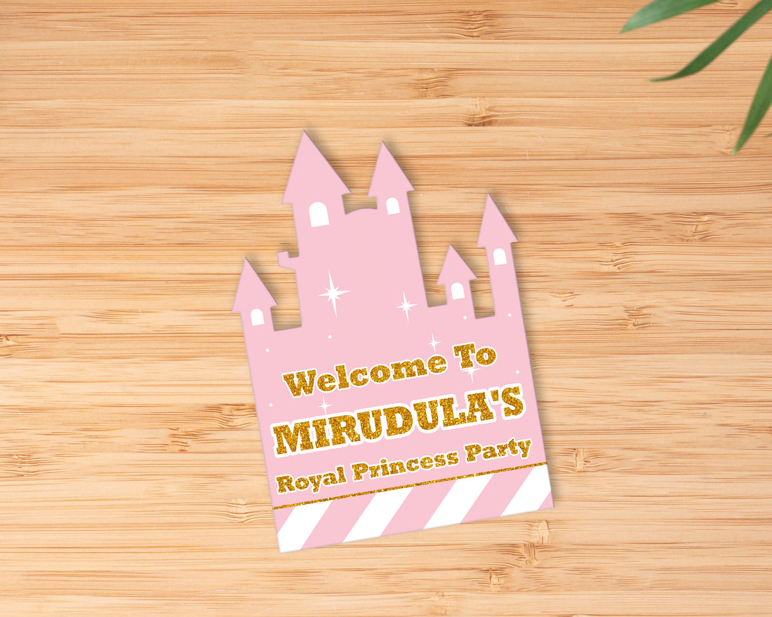 Princess Theme Personalized Welcome Board