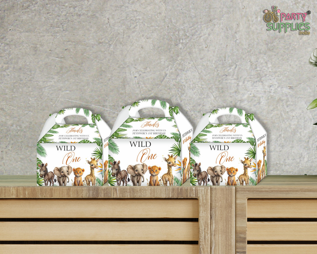Jungle Theme PREMIUM GOODIE RETURN GIFT BOXES