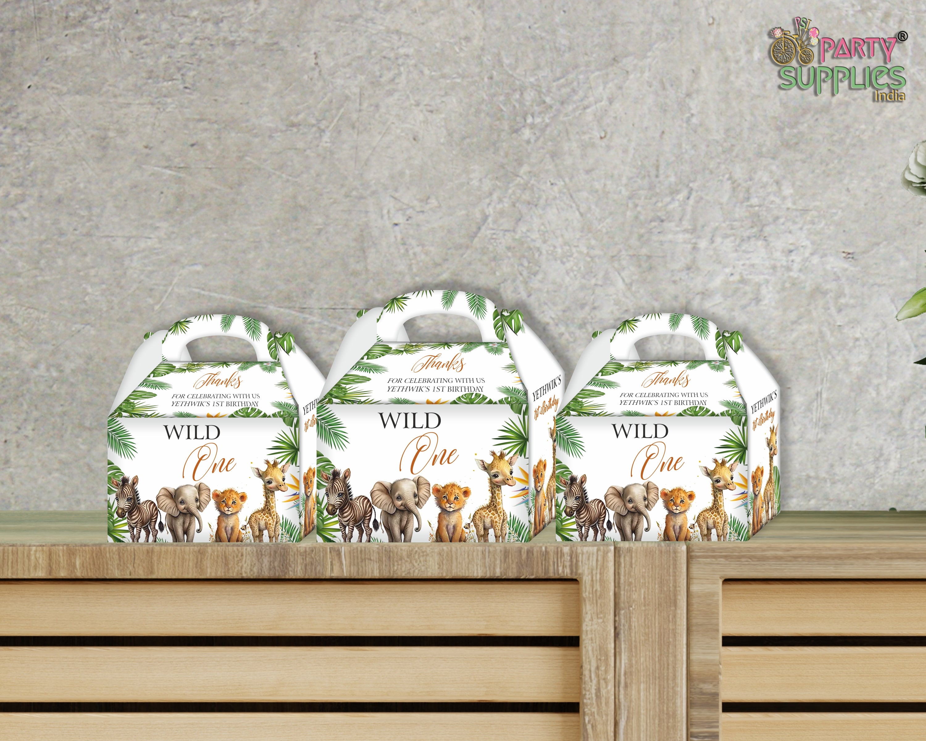 Jungle Theme PREMIUM GOODIE RETURN GIFT BOXES