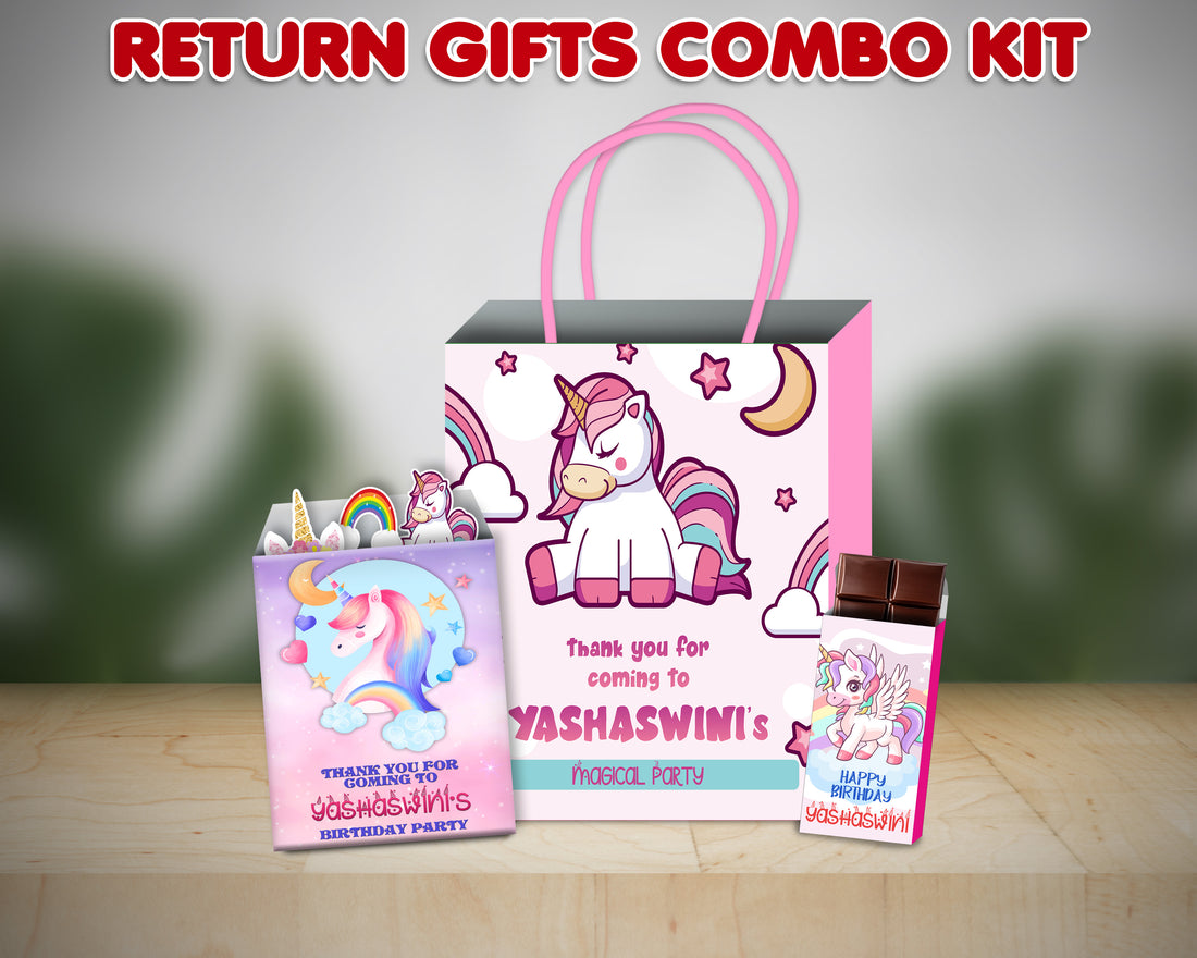 Unicorn Theme Return Gift Combo