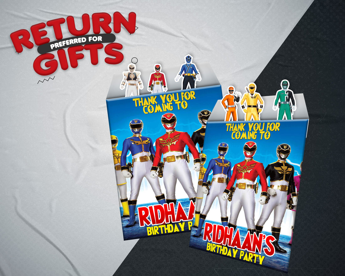 PSI Power Rangers Theme Mini Magnetic Return Gift Pack