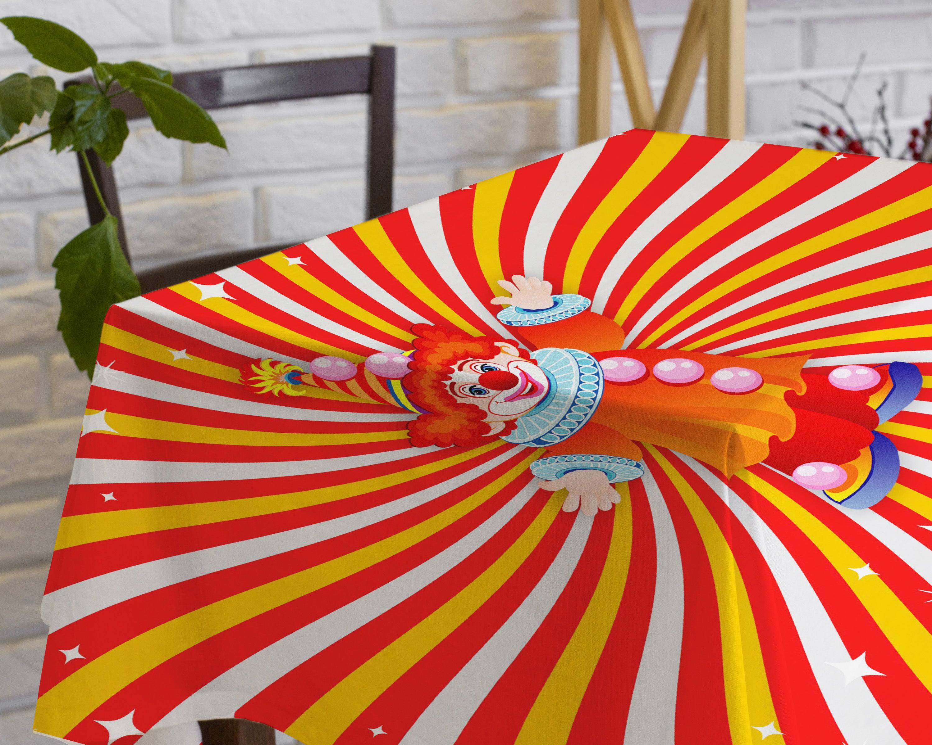 Circus Theme Cake Tablecover