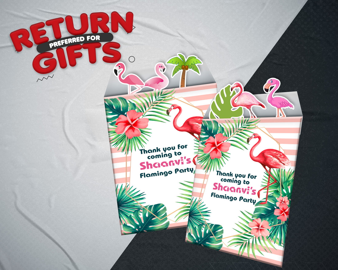 Flamingo Theme Mini Magnetic Return Gift Pack