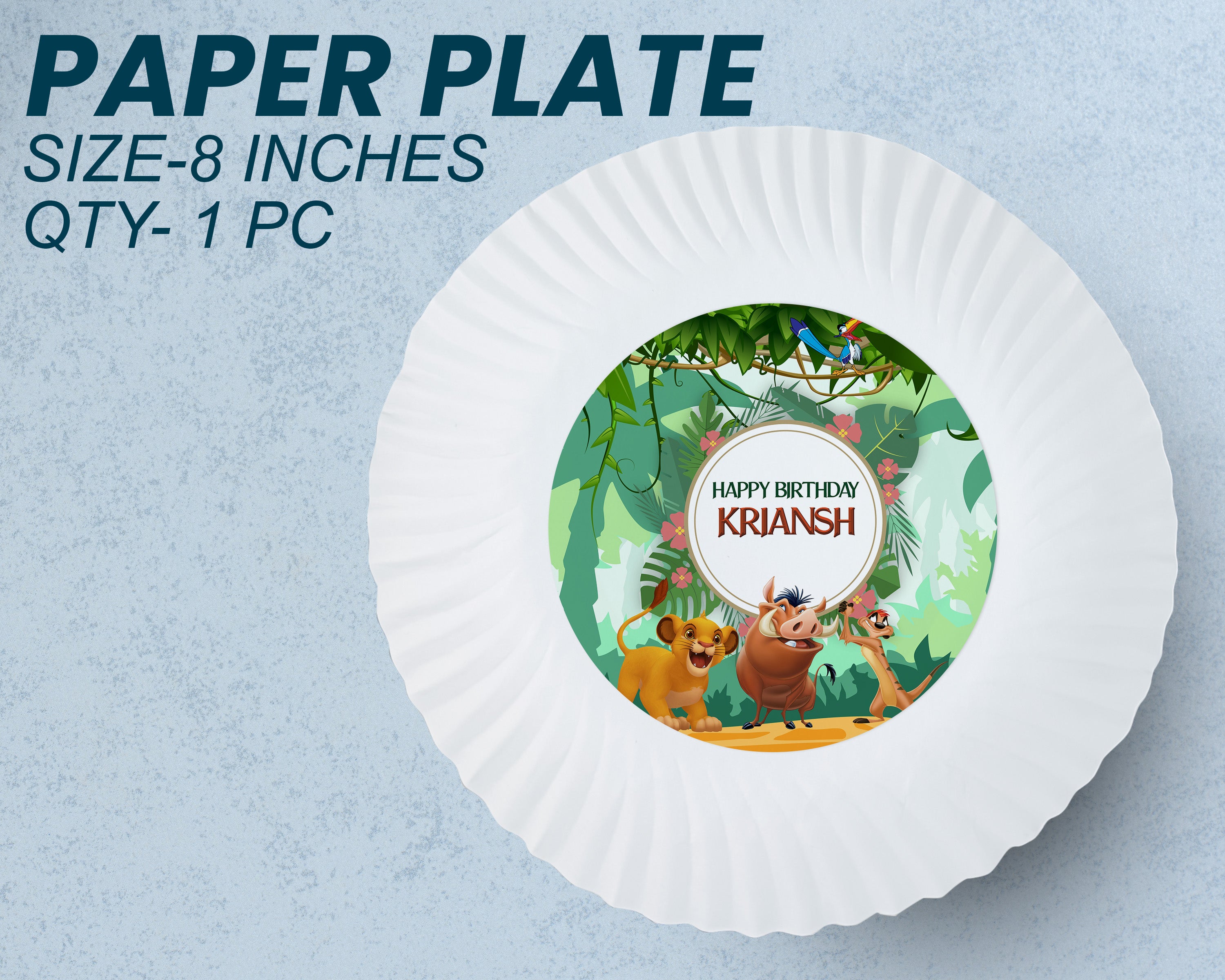 PSI Lion King Theme Party Cups and Plates Combo