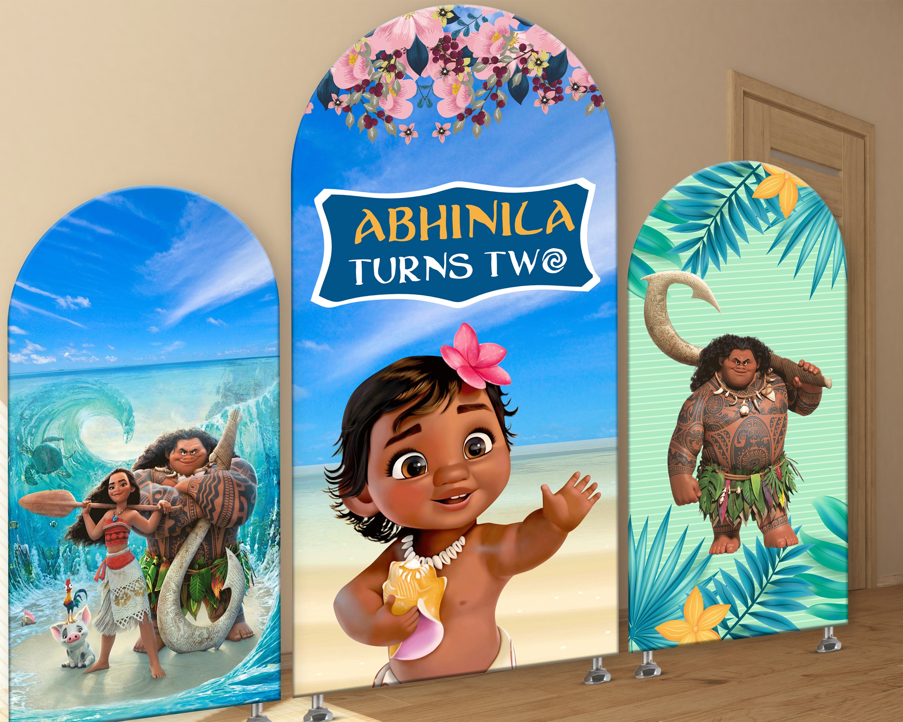 Moana Theme Arch Backdrop - image 3 of 4 | Party Supplies India
