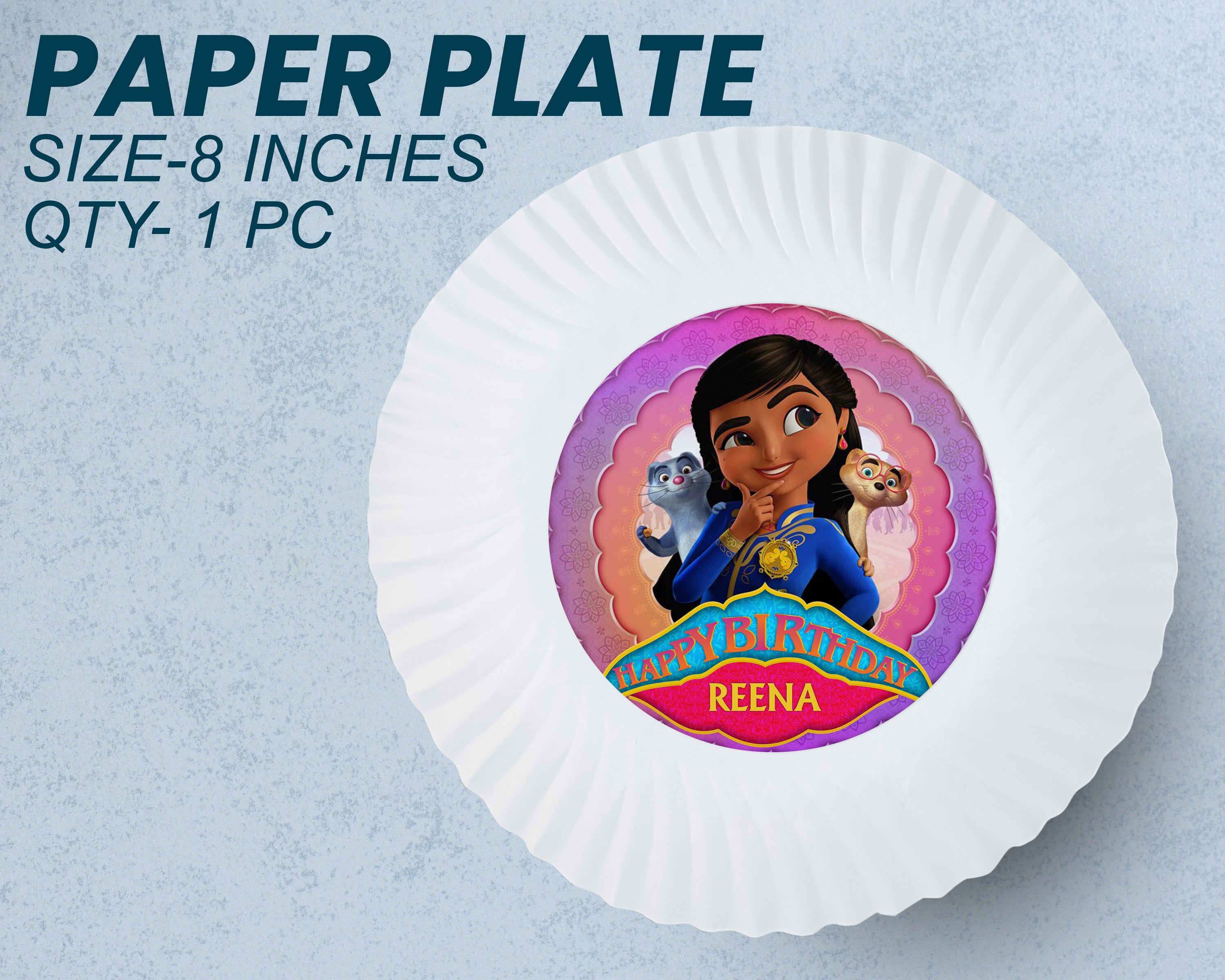 PSI Mira the Royal Detective Theme Party Cups and Plates Combo