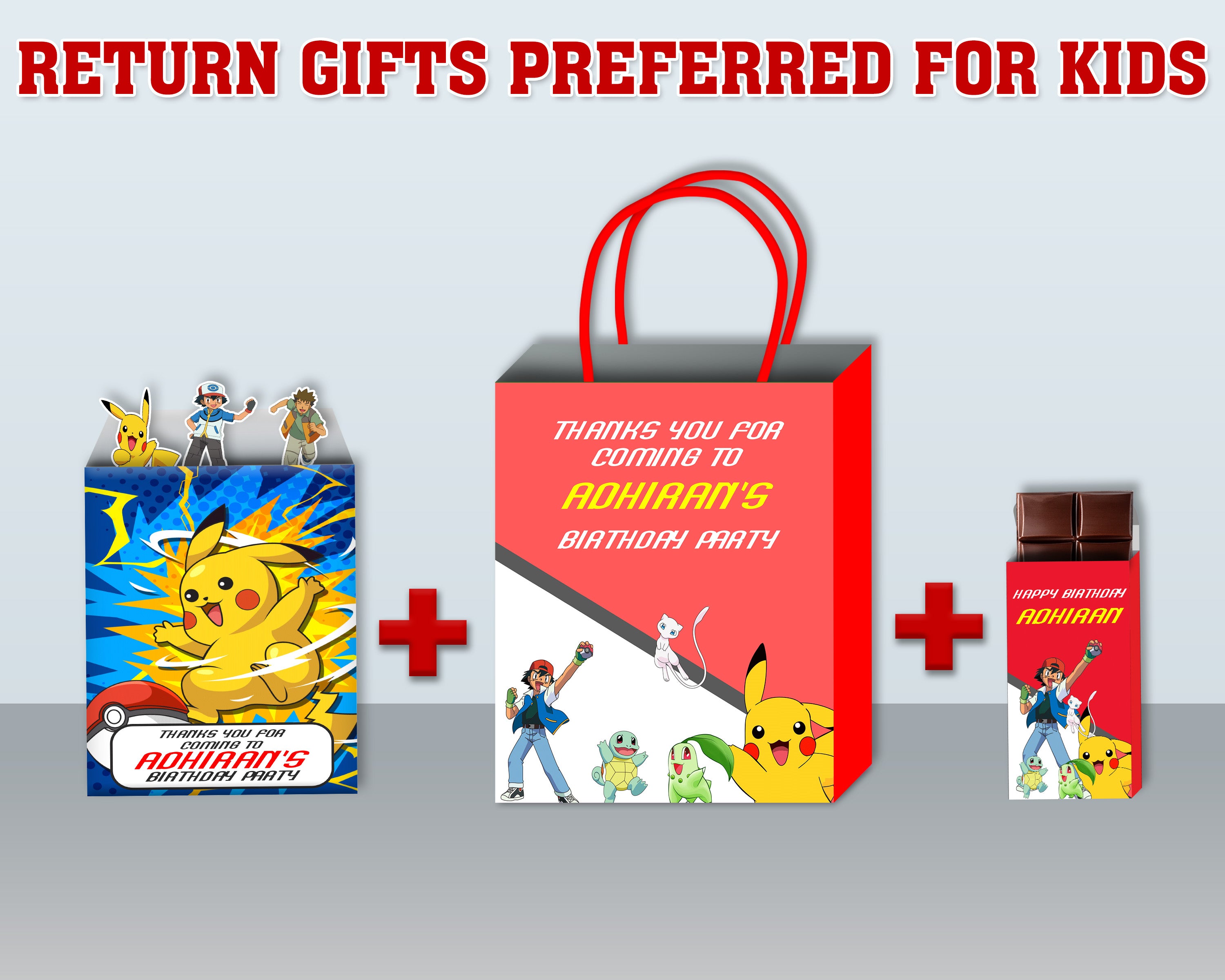 Pokemon Theme Return Gift Combo