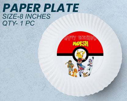 PSI Pokemon Theme Party Cups and Plates Combo
