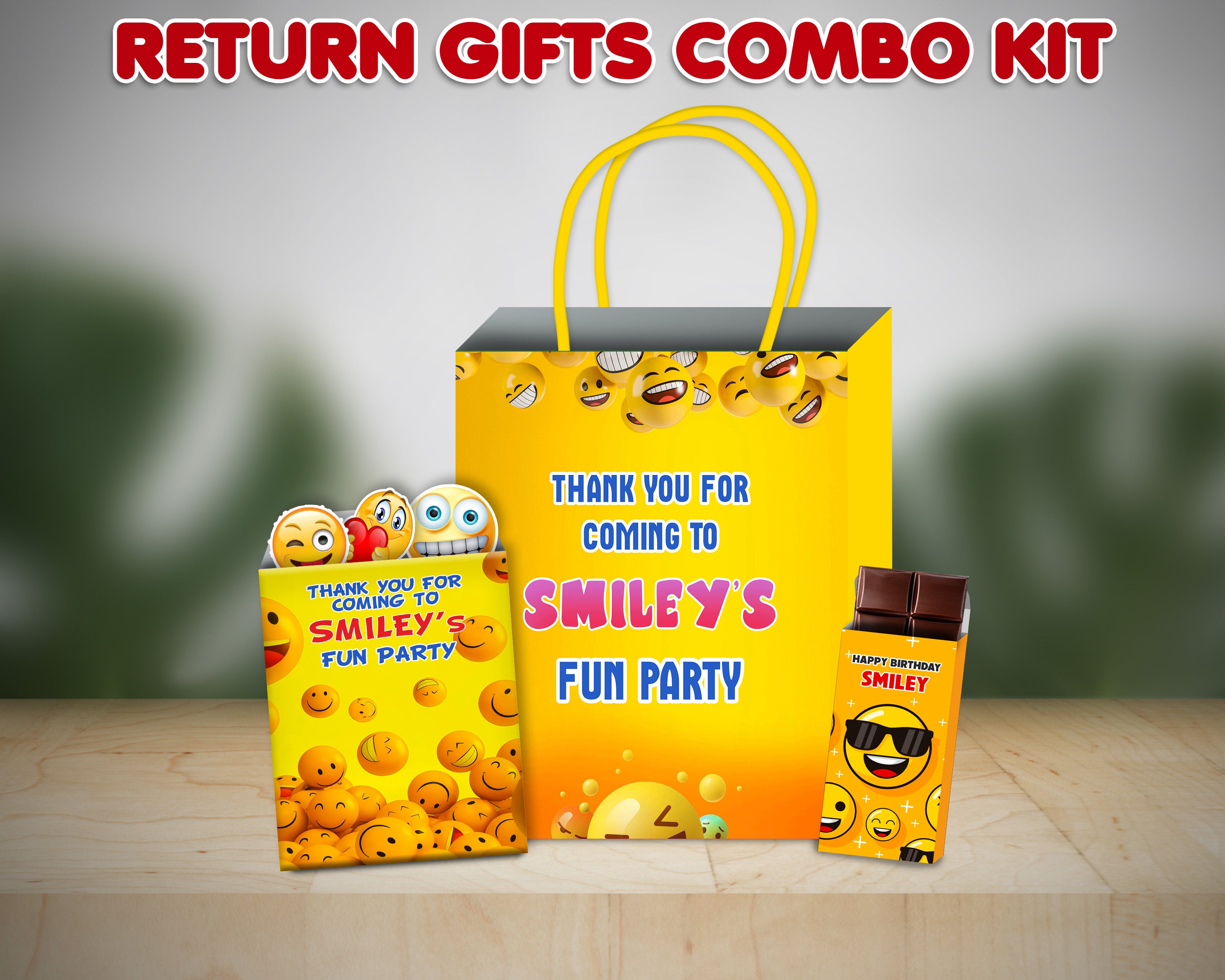 Emoji Theme Return Gift Combo