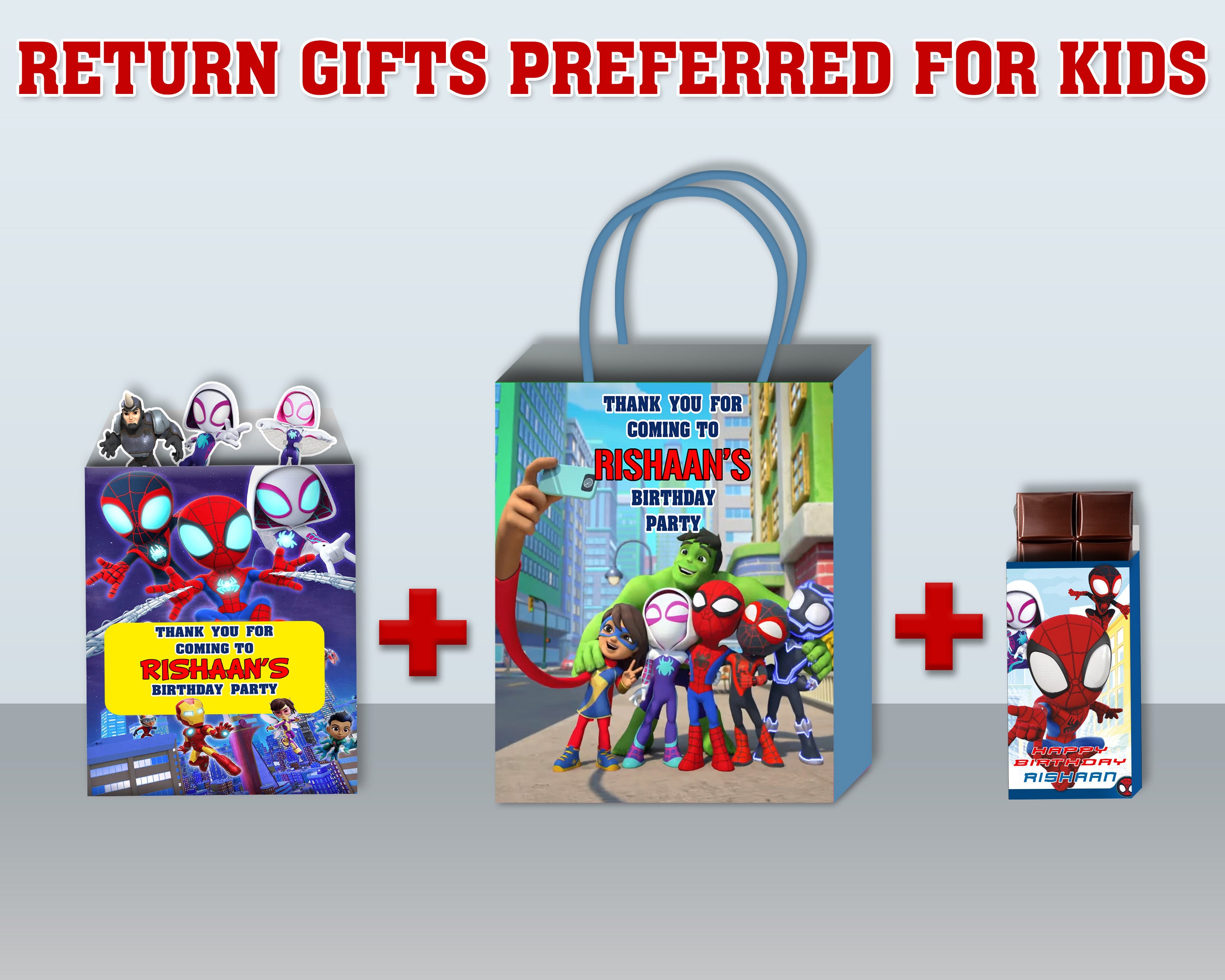 Spidey Theme Return Gift Combo