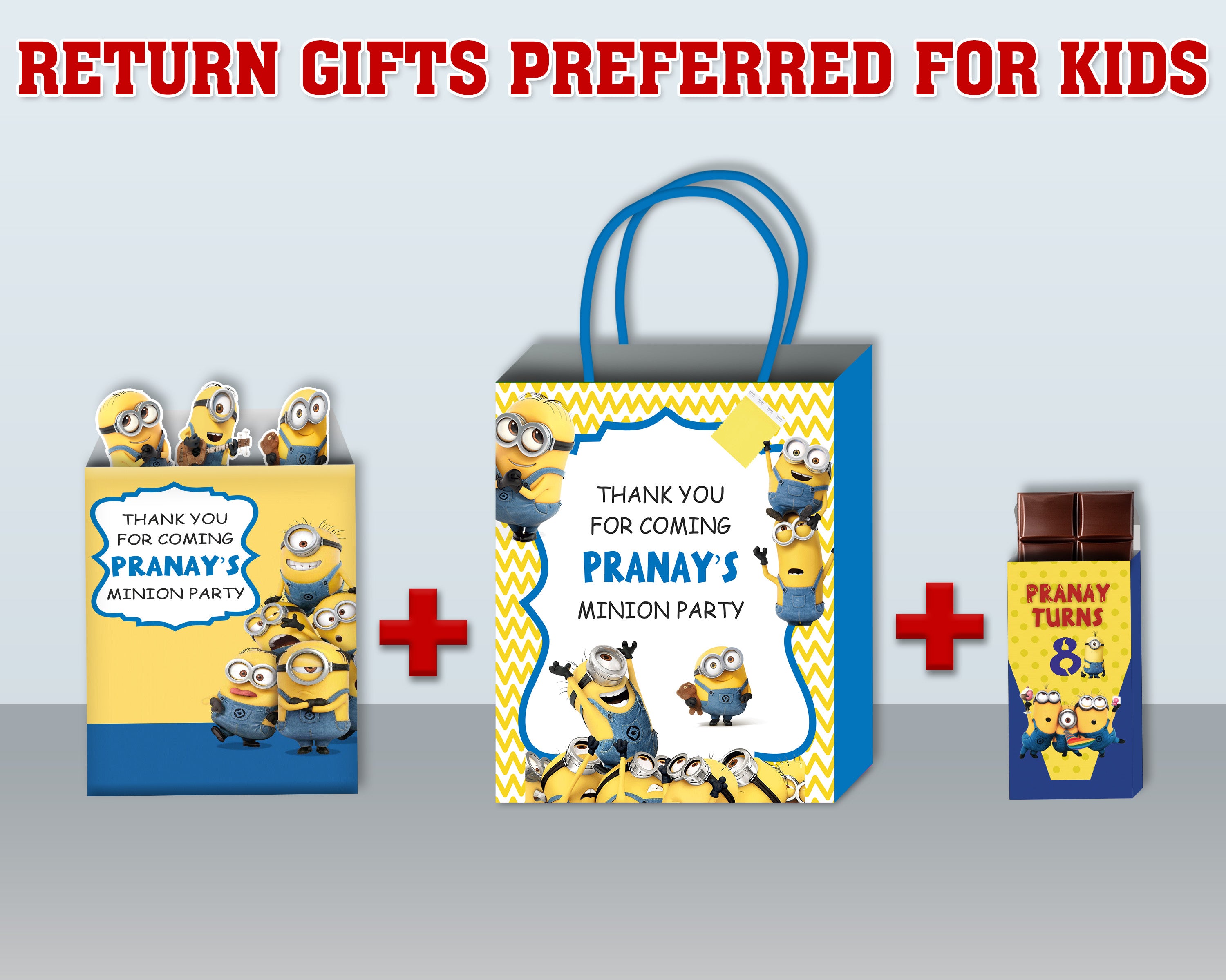 Minions Theme Return Gift Combo