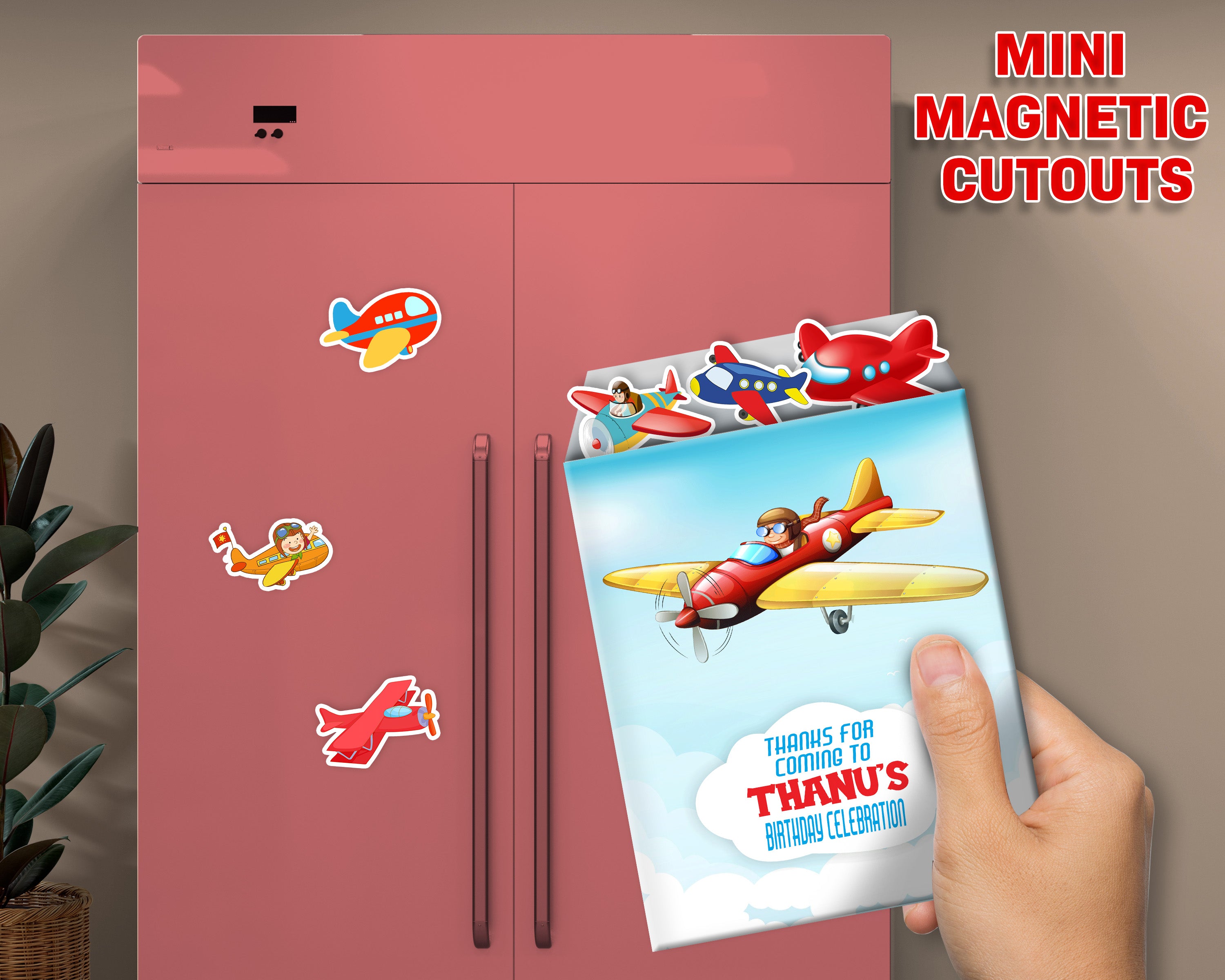 Aeroplane Theme Mini Magnetic Return Gift Pack