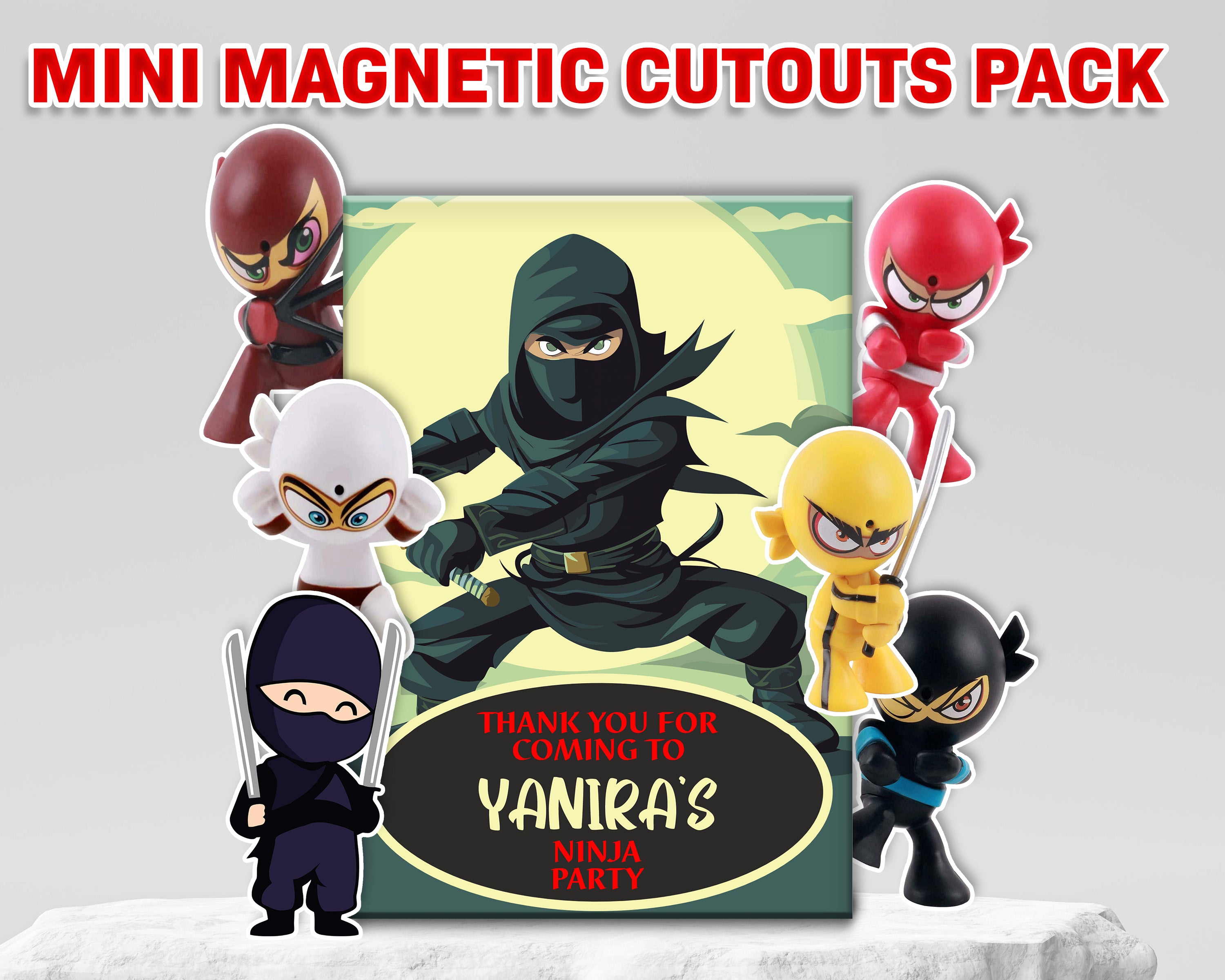 Ninja Theme Mini Magnetic Return Gift Pack