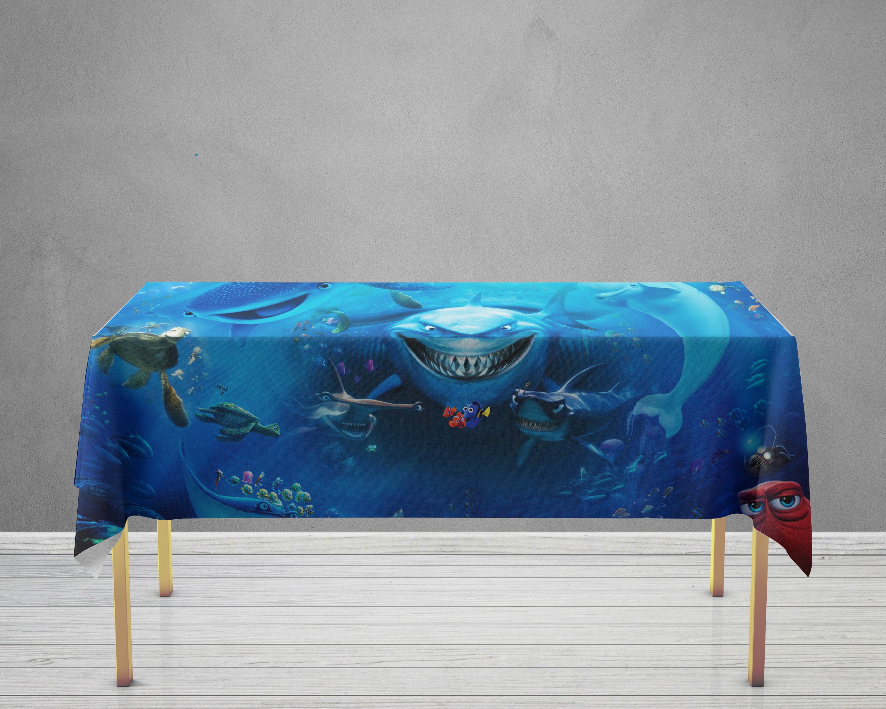 PSI Nemo and Dory Theme Cake Tablecover