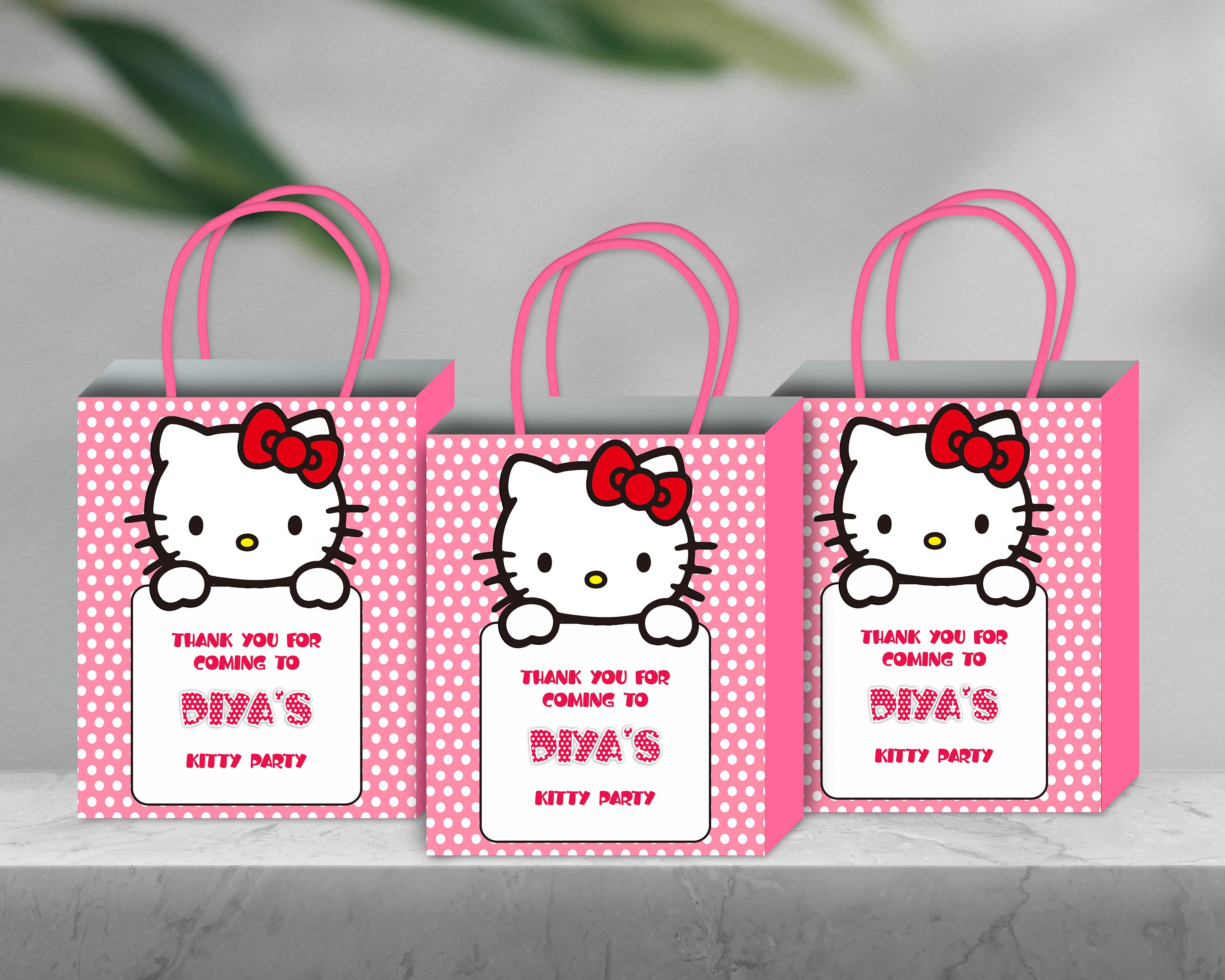 Hello Kitty Theme Return Gift Bag