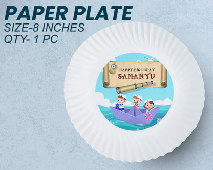 PSI  Sailor Theme Party Cups and Plates Combo