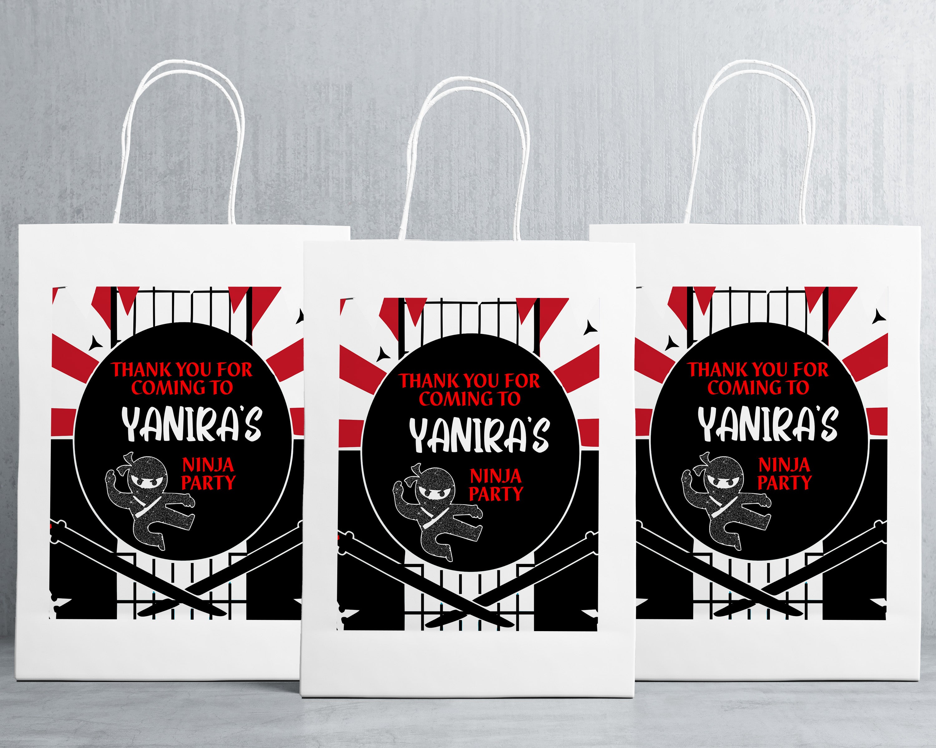 Ninja Theme Oversized Return Gift Bag