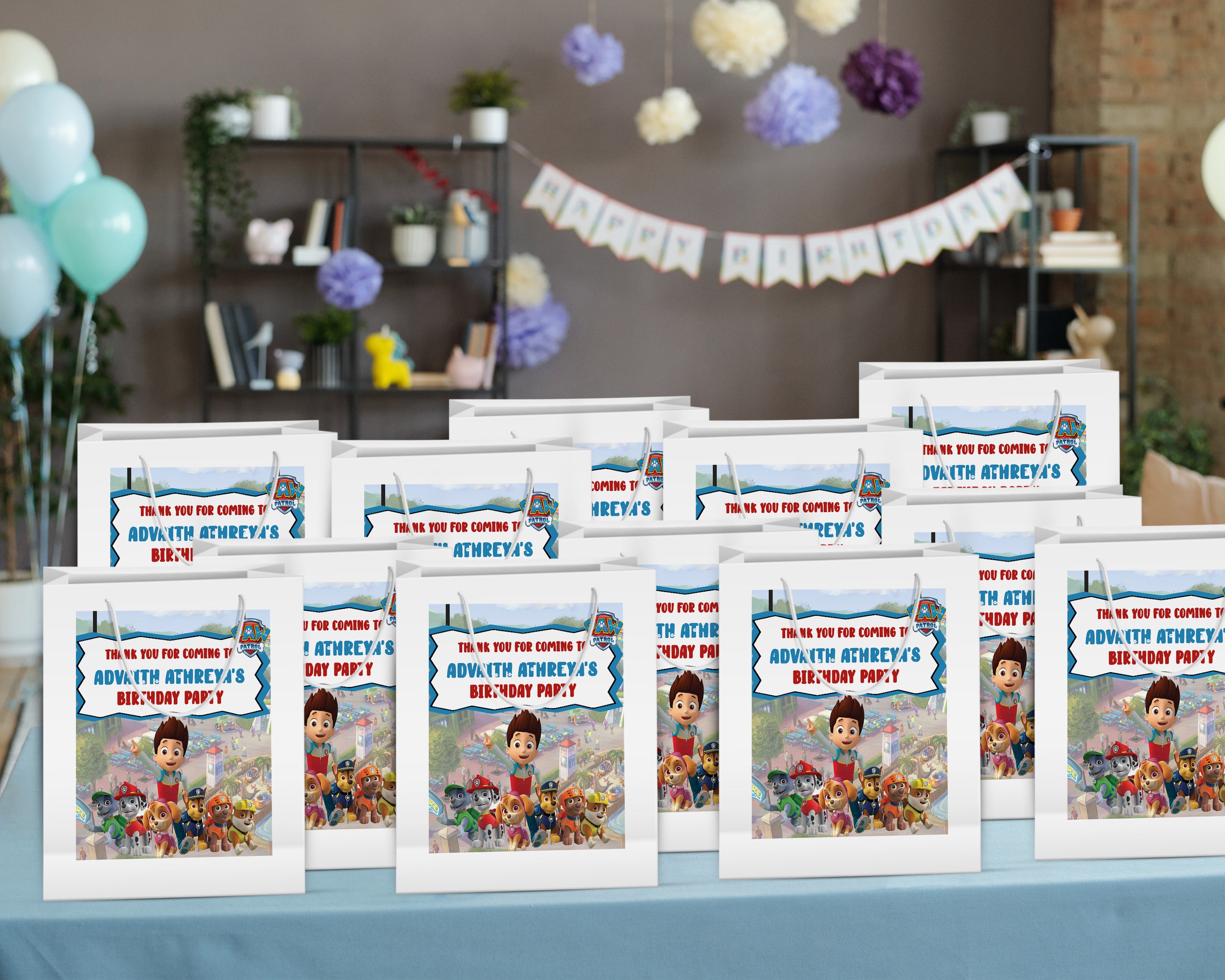 Paw Patrol Oversized Return Gift Bag