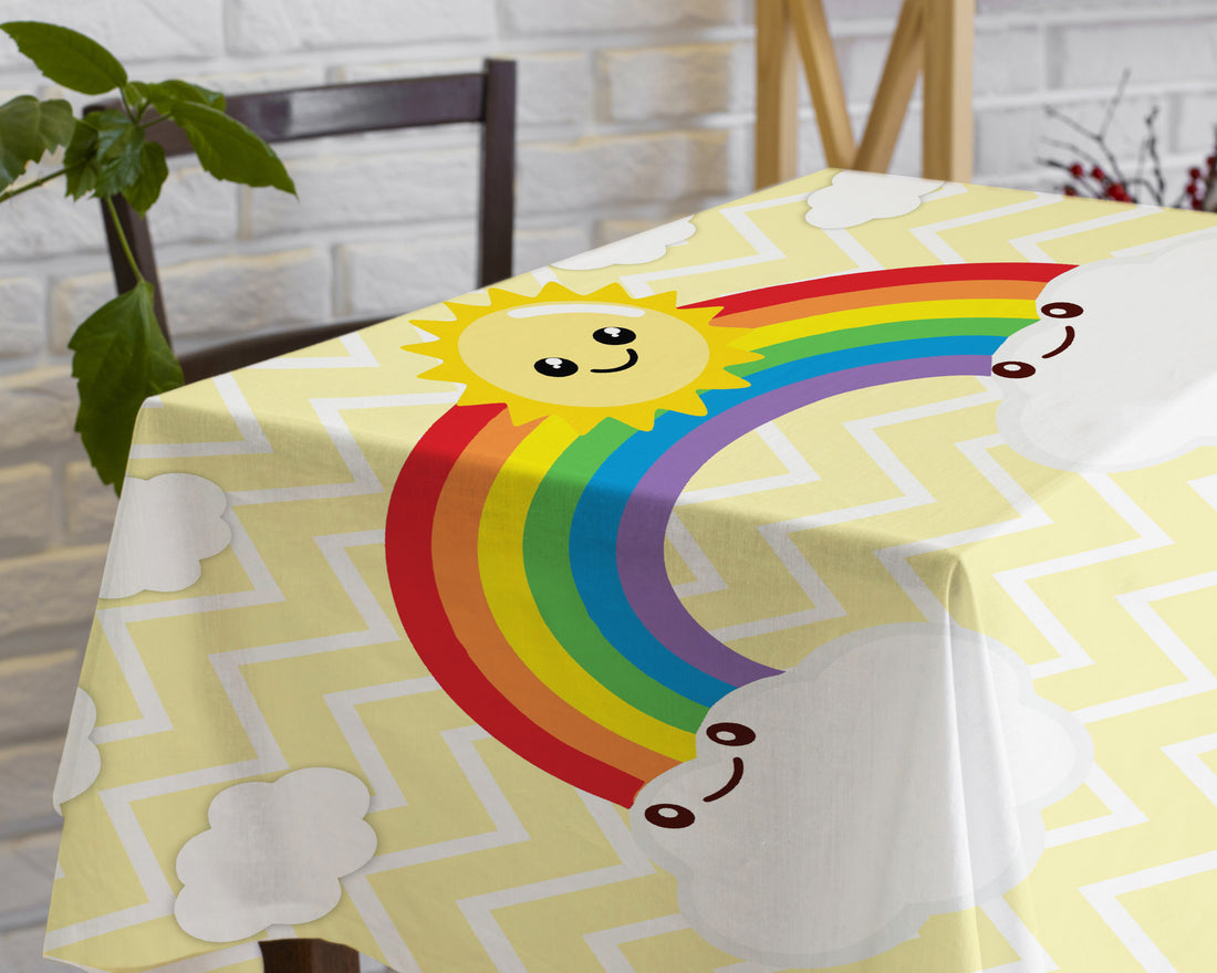 Sunshine Boy Theme Cake Tablecover