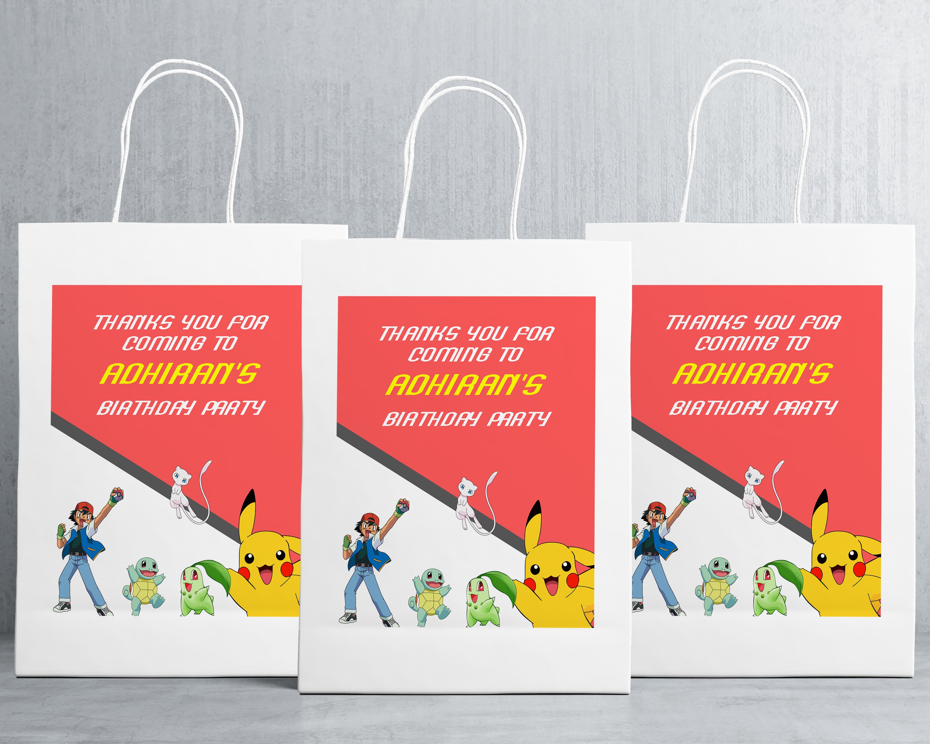 Pokemon Theme Oversized Return Gift Bag