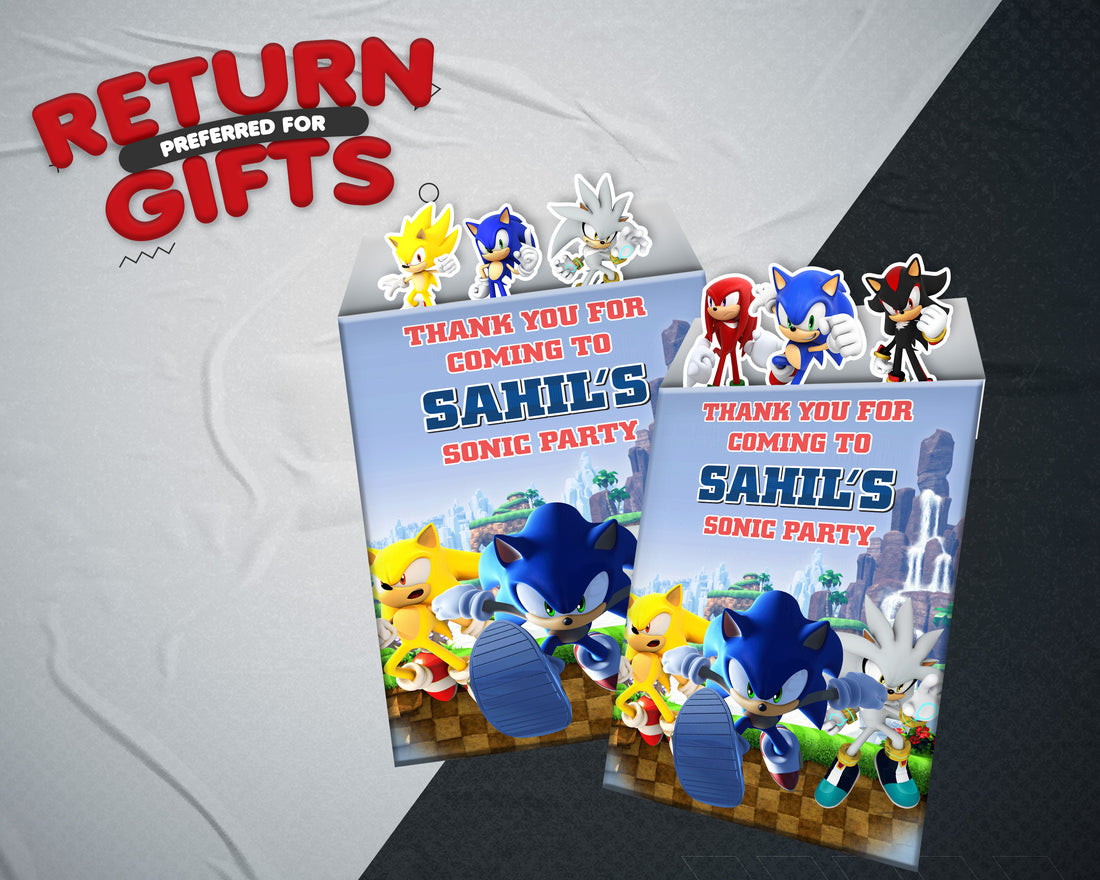 Sonic the Hedgehog theme Mini Magnetic Return Gift Pack