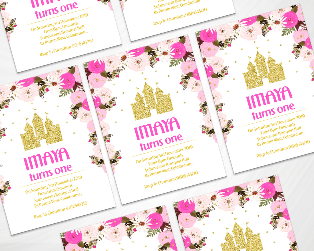 Princess Theme Personalized Invite