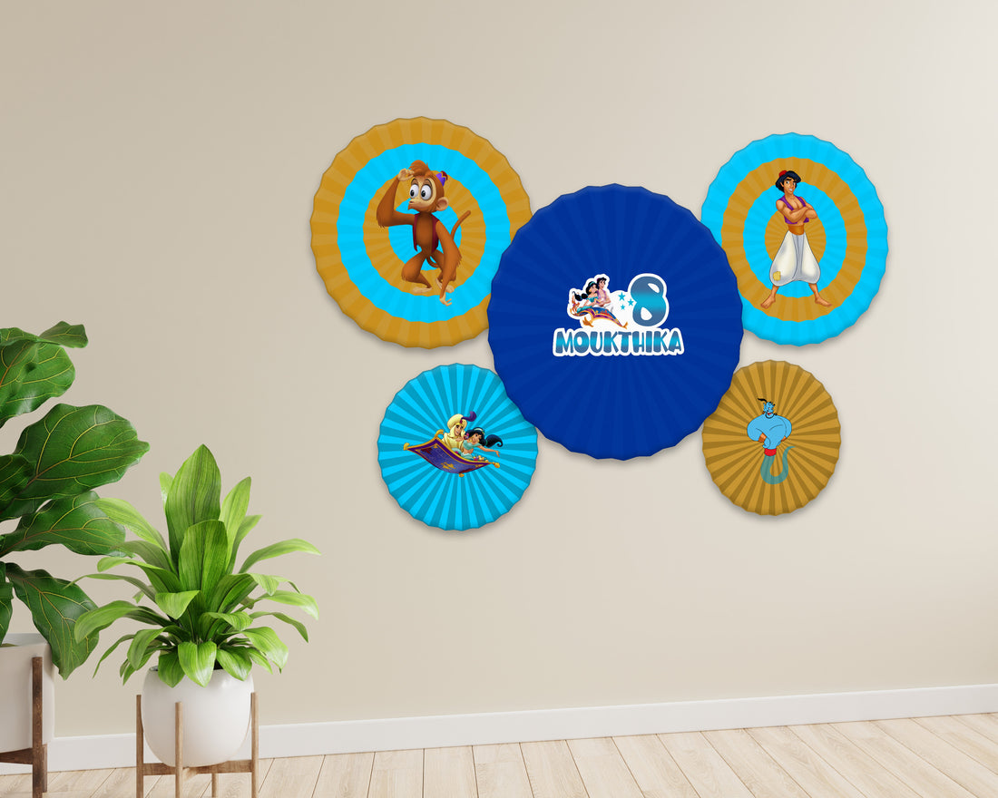 Aladdin Theme Paper Fan
