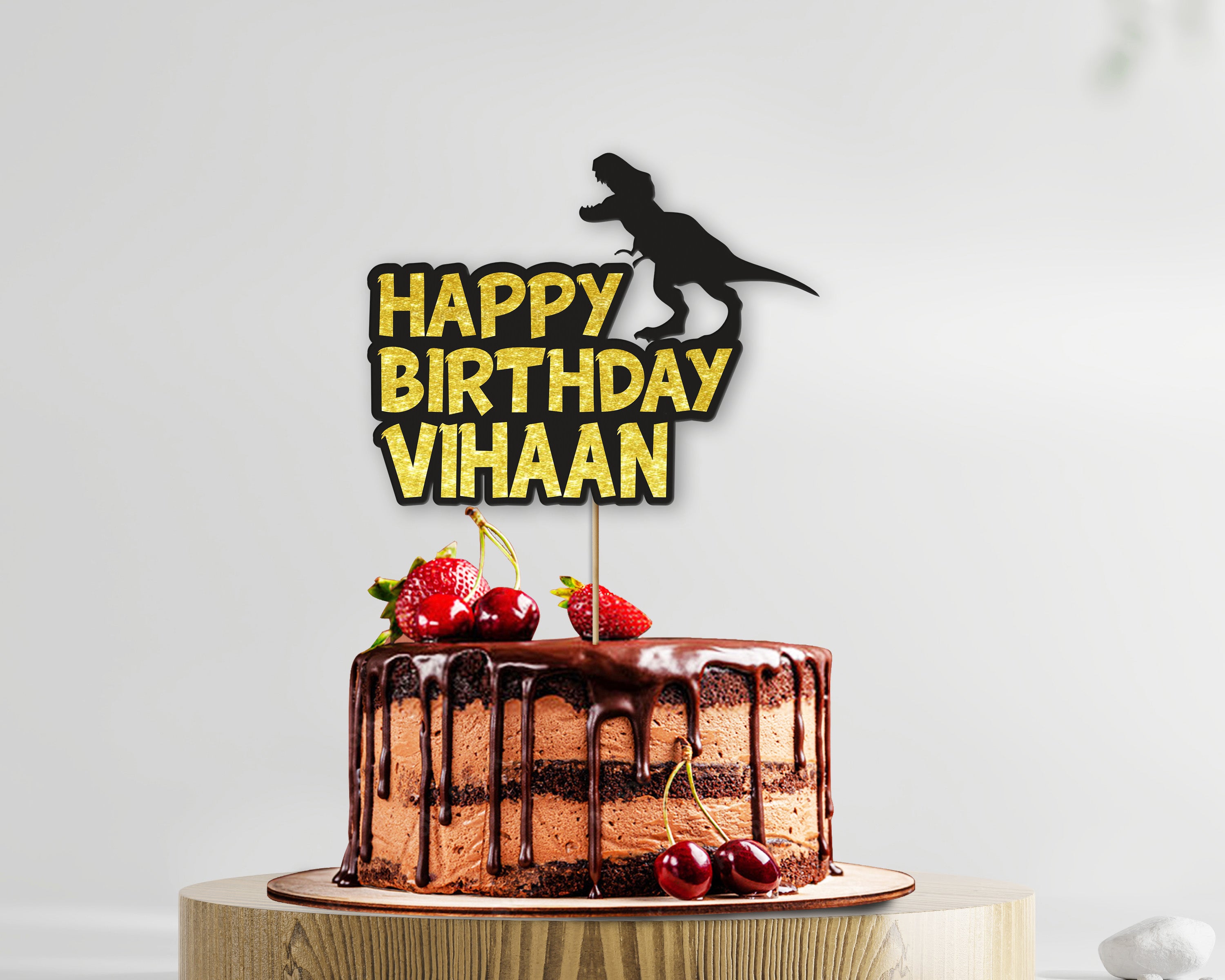 Dinosaur Theme Cake Topper