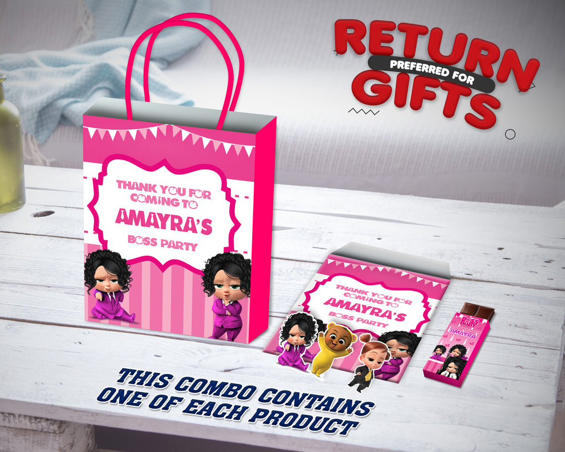 Girl Boss Baby Theme Return Gift Combo