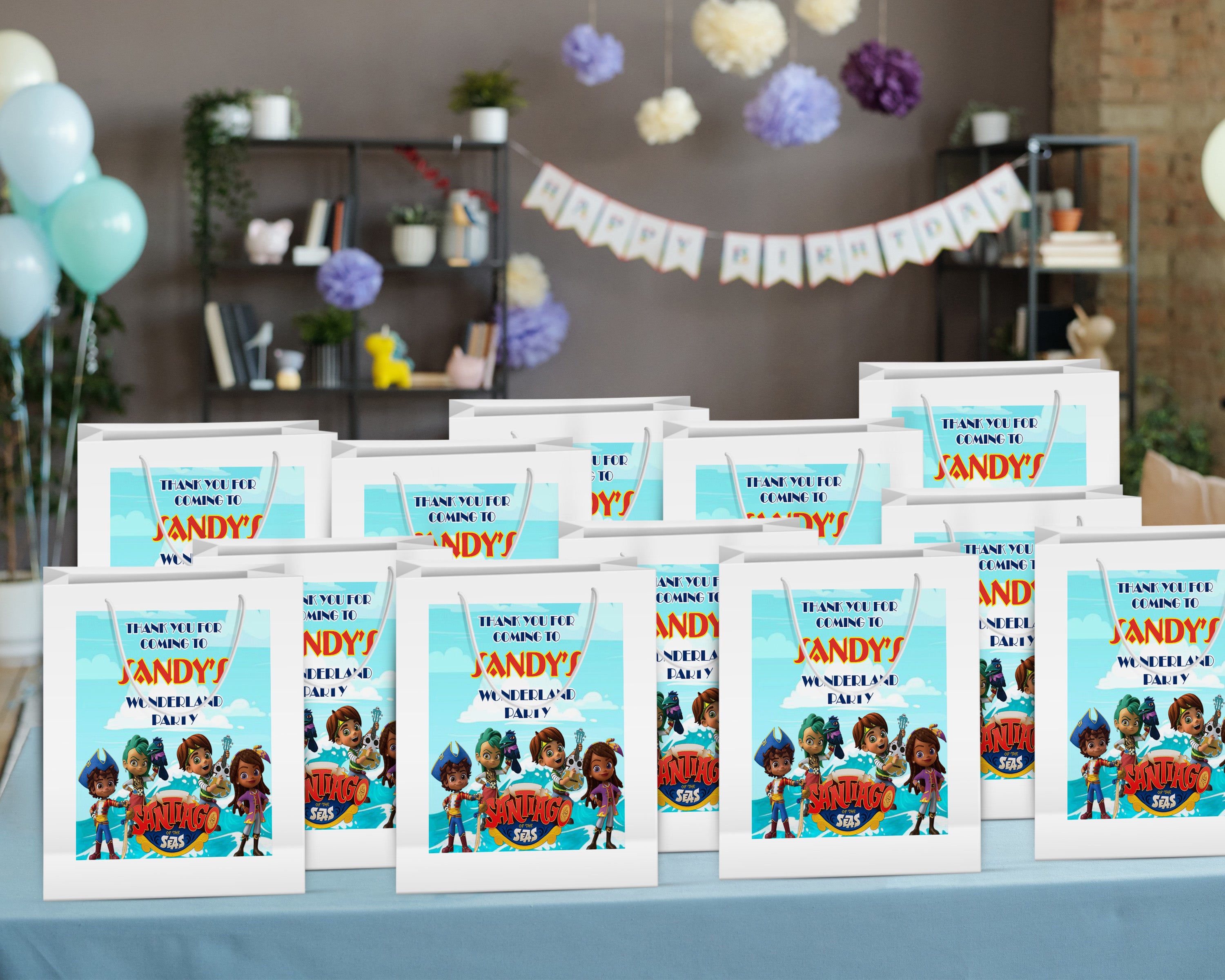 Santiago Theme Oversized Return Gift Bag - image 4 of 5 | Party Supplies India