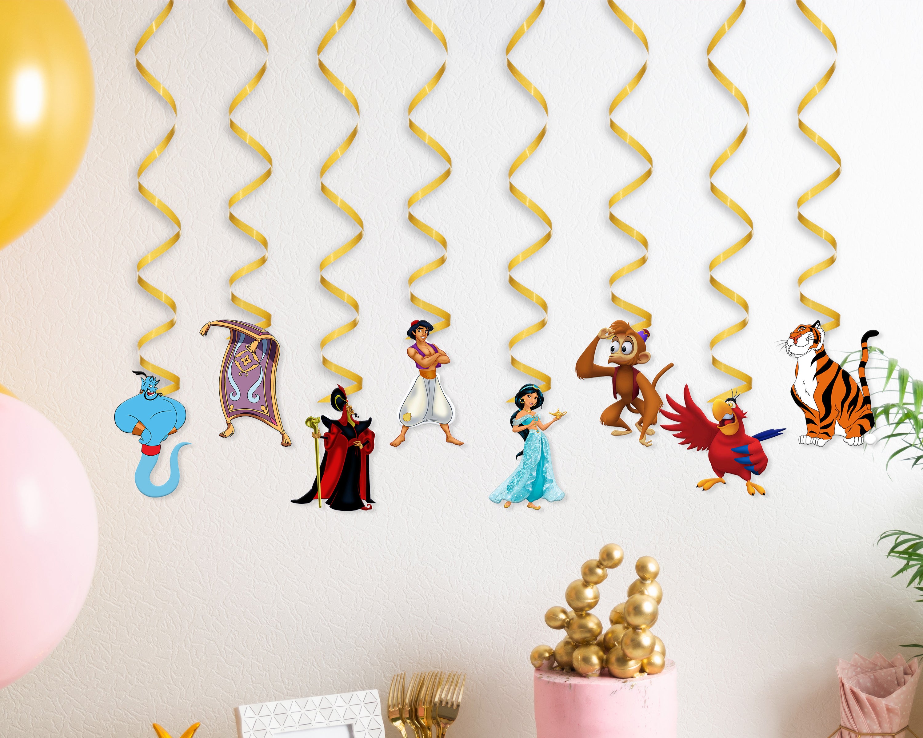 Aladdin Theme Swirls