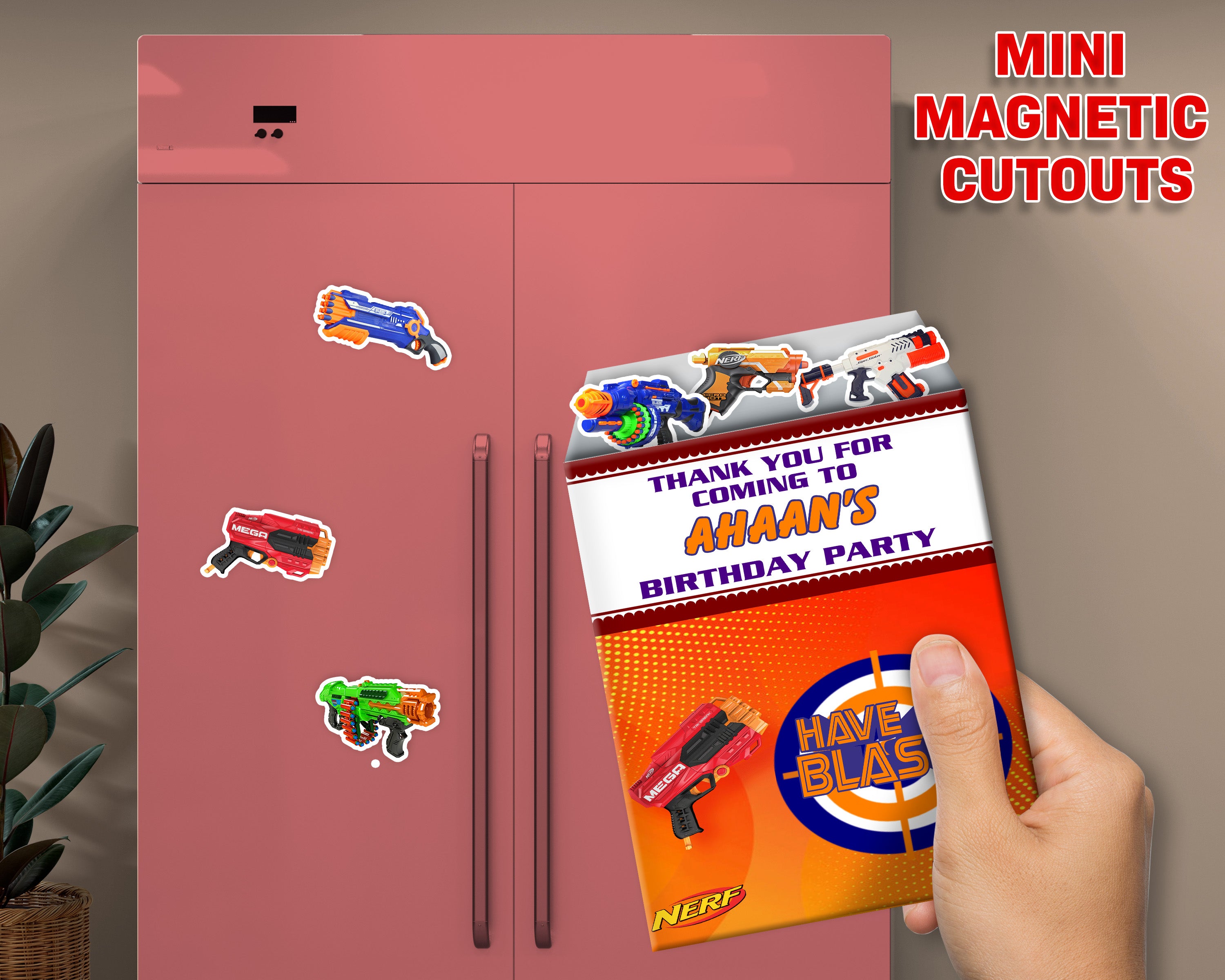 Nerf Theme Theme Mini Magnetic Return Gift Pack