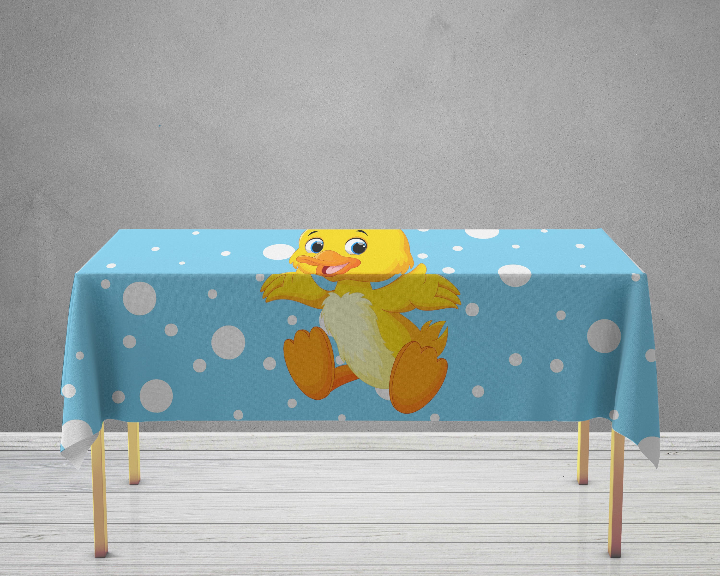 Duck Boy Theme Cake Tablecover