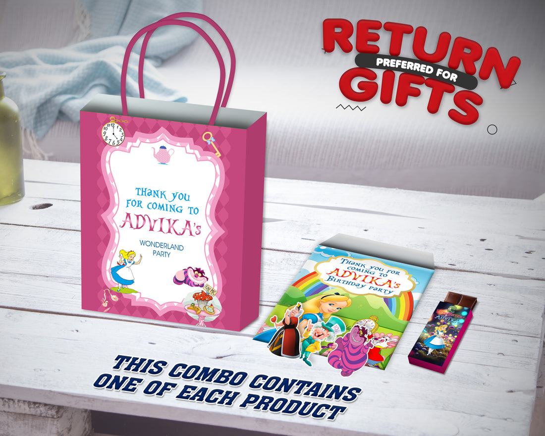 Alice in the Wonderland Theme Return Gift Combo