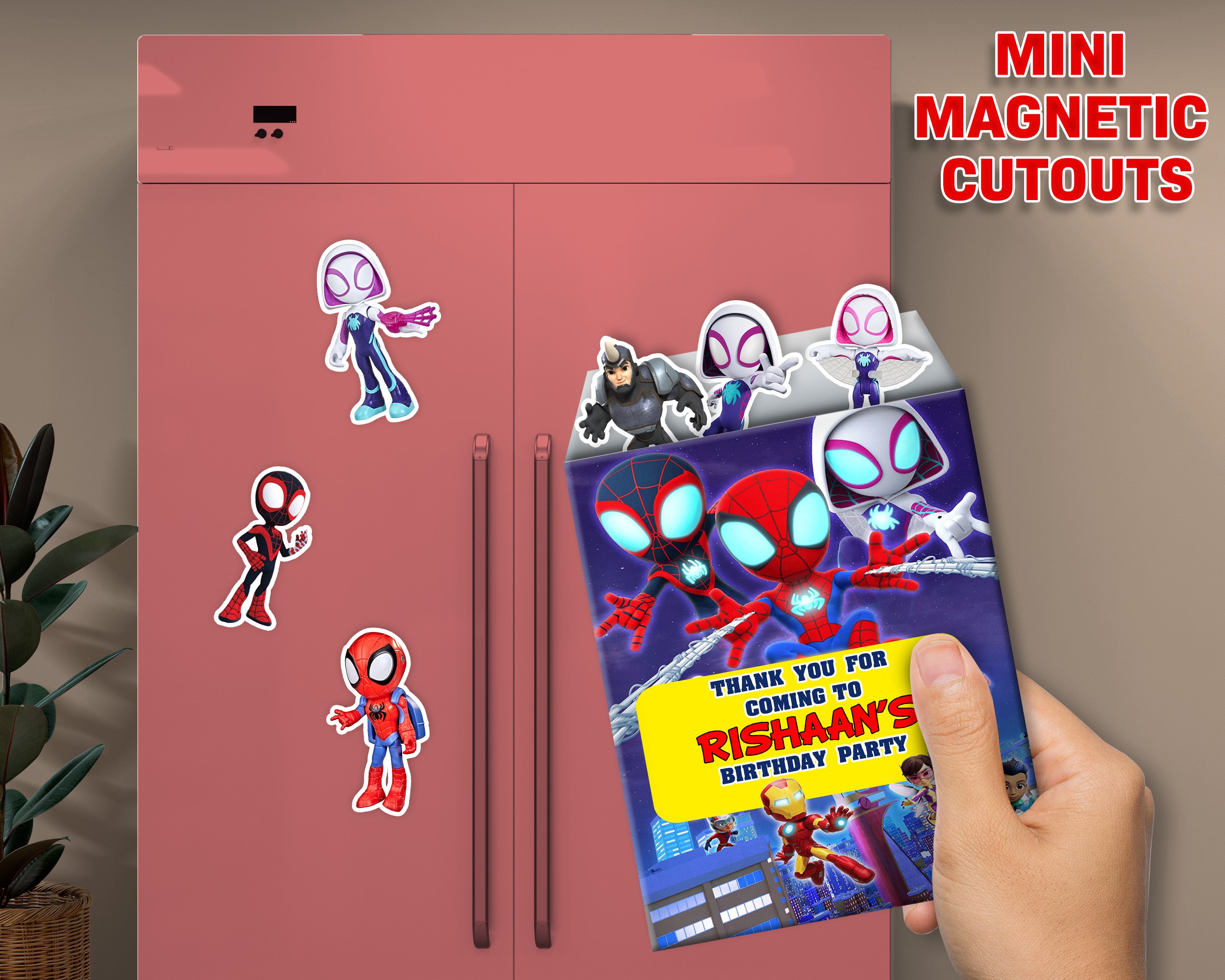 Spidey Theme Mini Magnetic Return Gift Pack