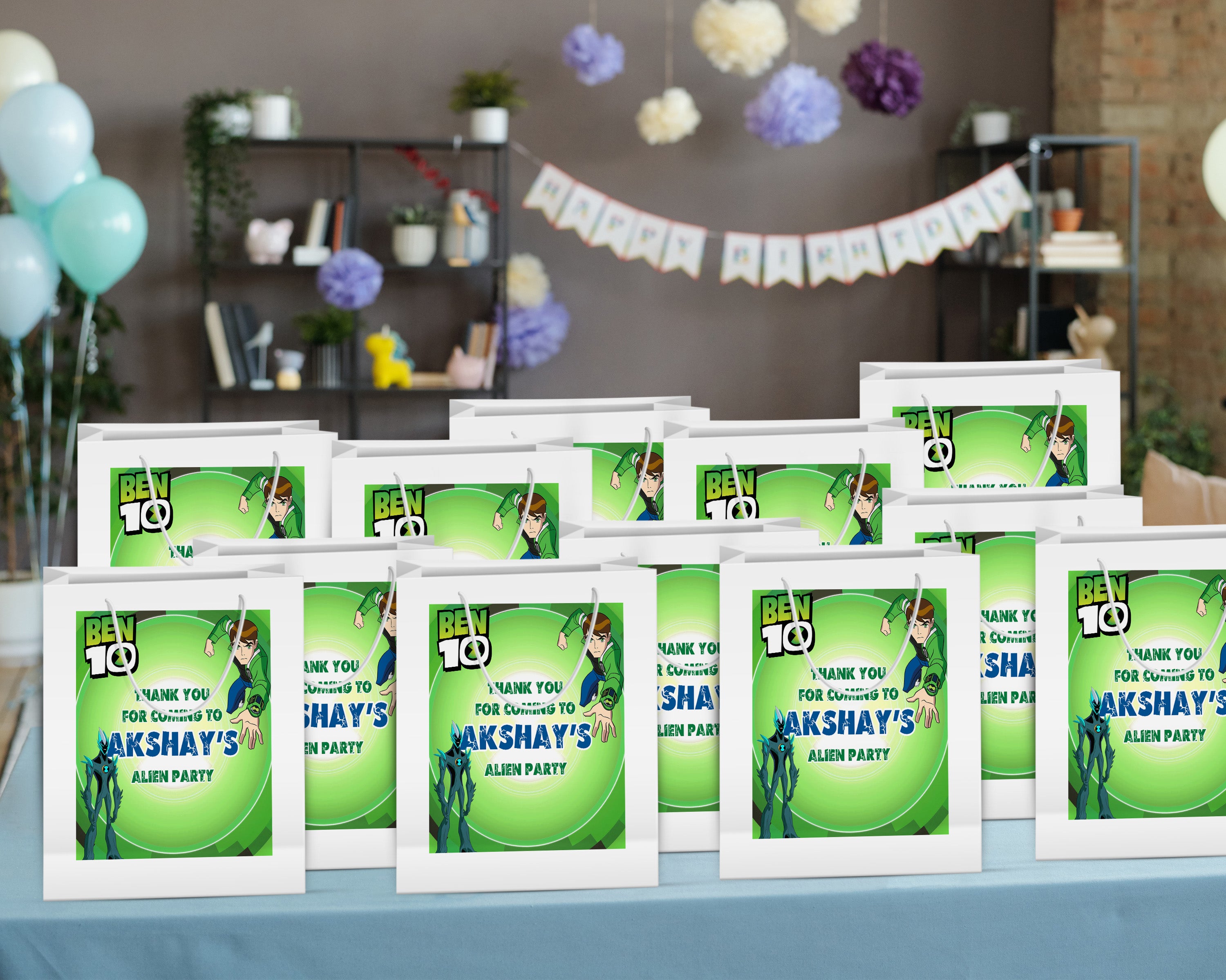 Ben 10 Theme Oversized Return Gift Bag - image 4 of 5 | Party Supplies India