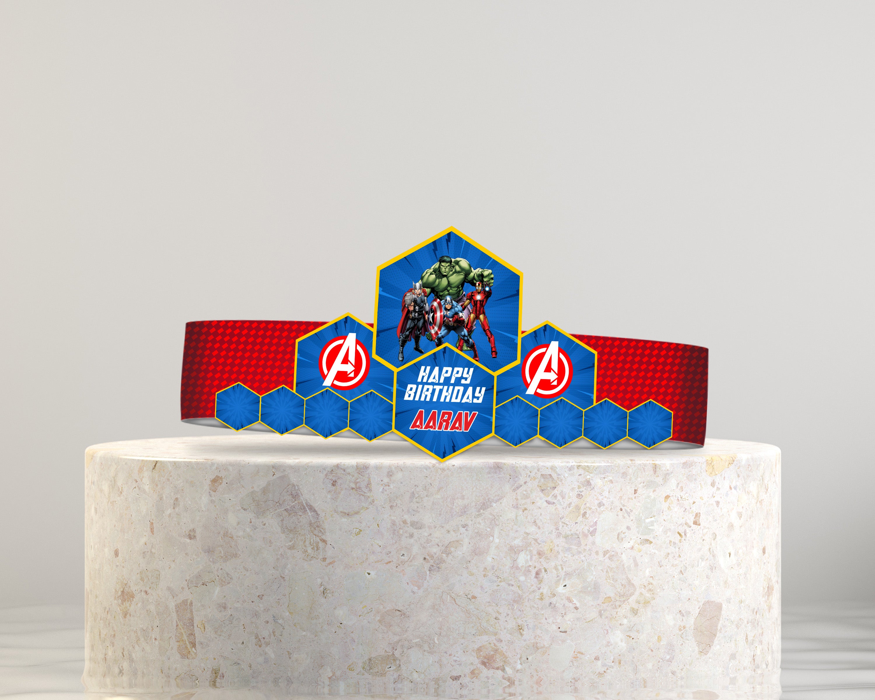 Avengers Theme Crown Hat