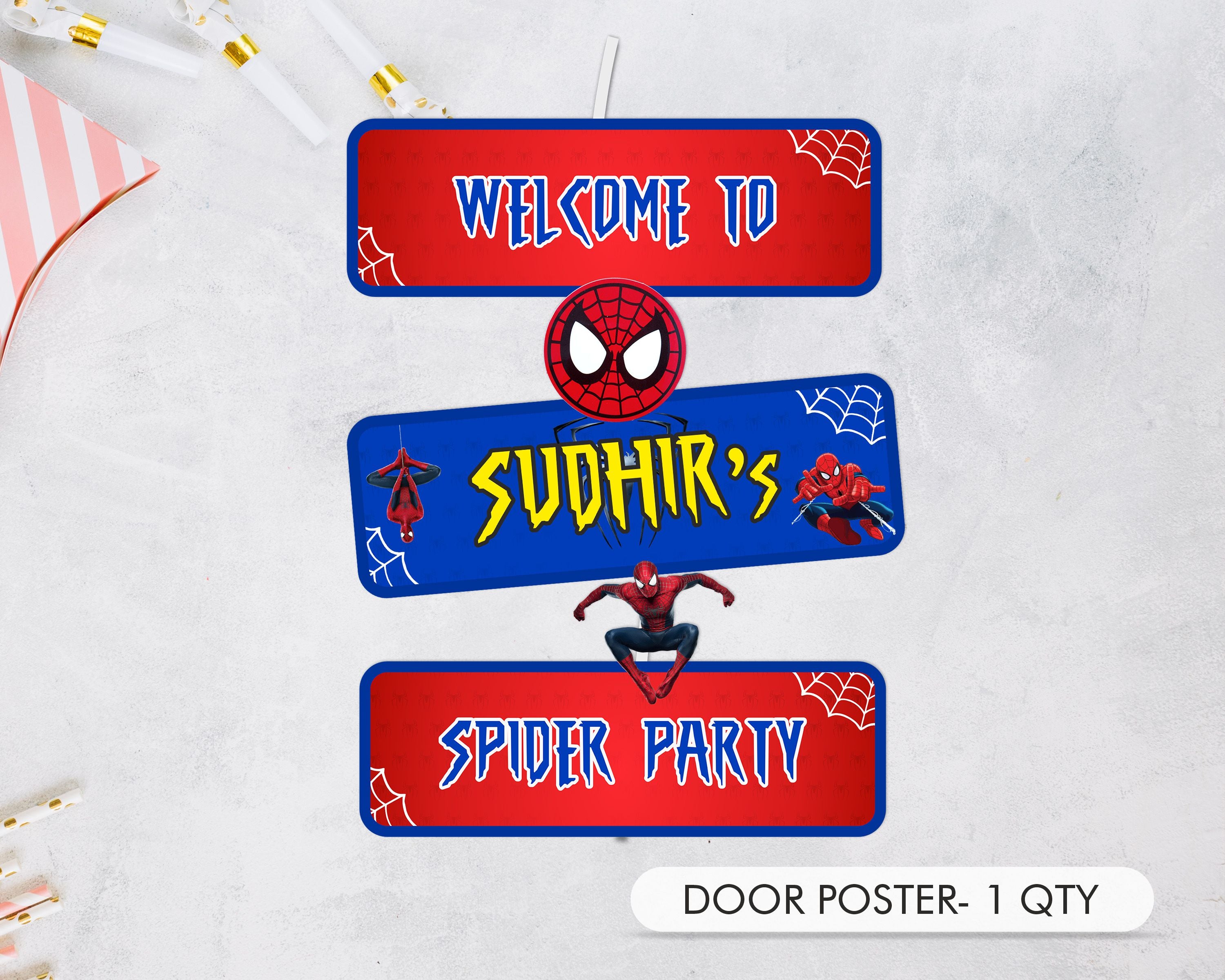 Spiderman Theme Premium combo Kit - image 6 of 23 | Party Supplies India