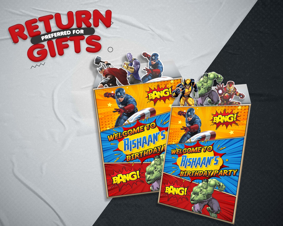 Avengers Theme Mini Magnetic Return Gift Pack