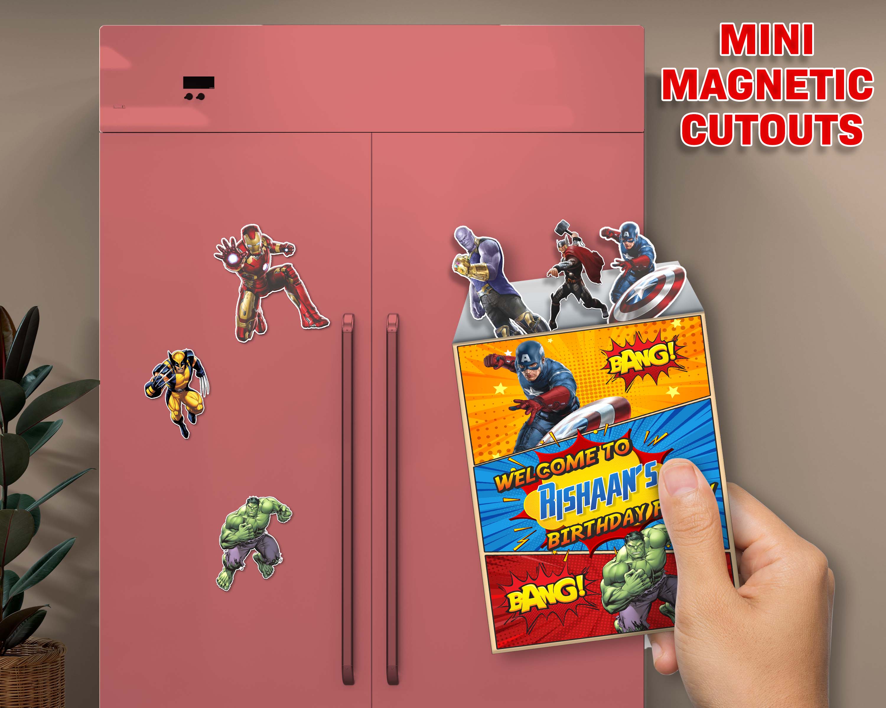 Avengers Theme Mini Magnetic Return Gift Pack