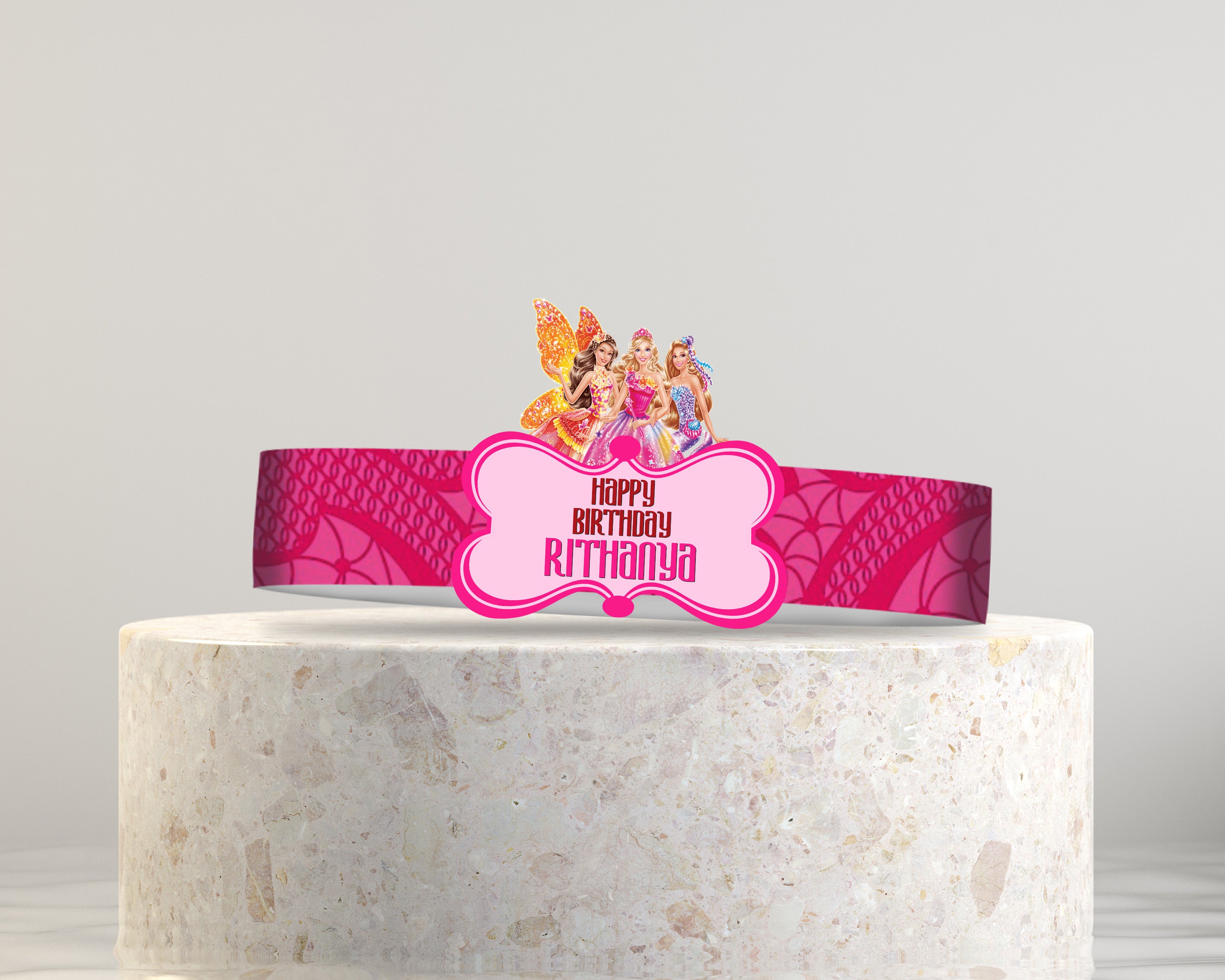 Barbie Theme Crown Hat