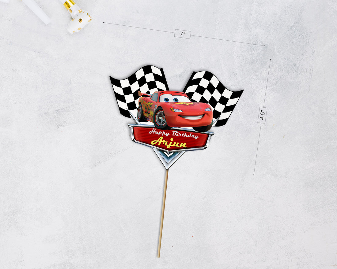 Car Theme Cake Topper
