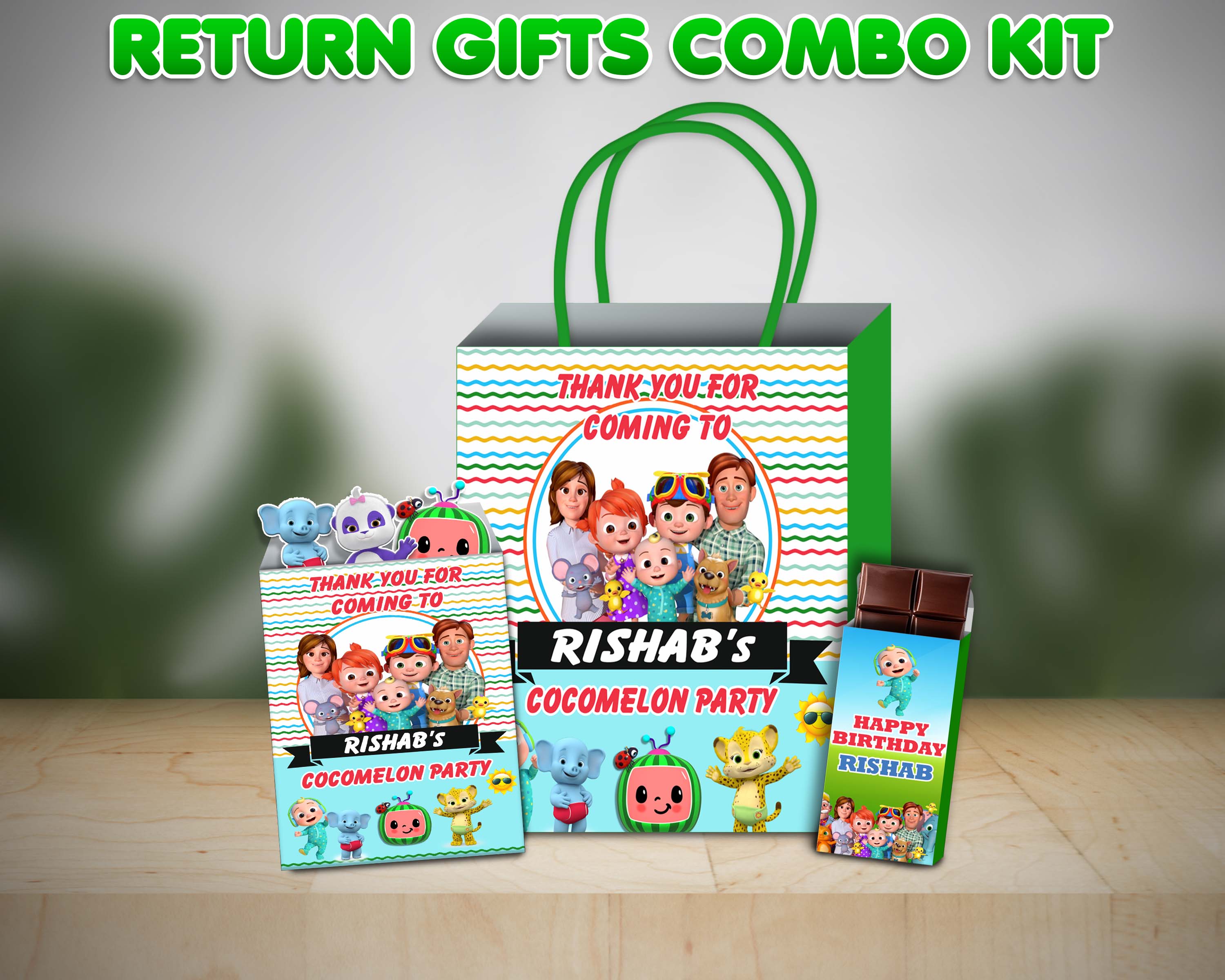 Cocomelon Theme Return Gift Combo