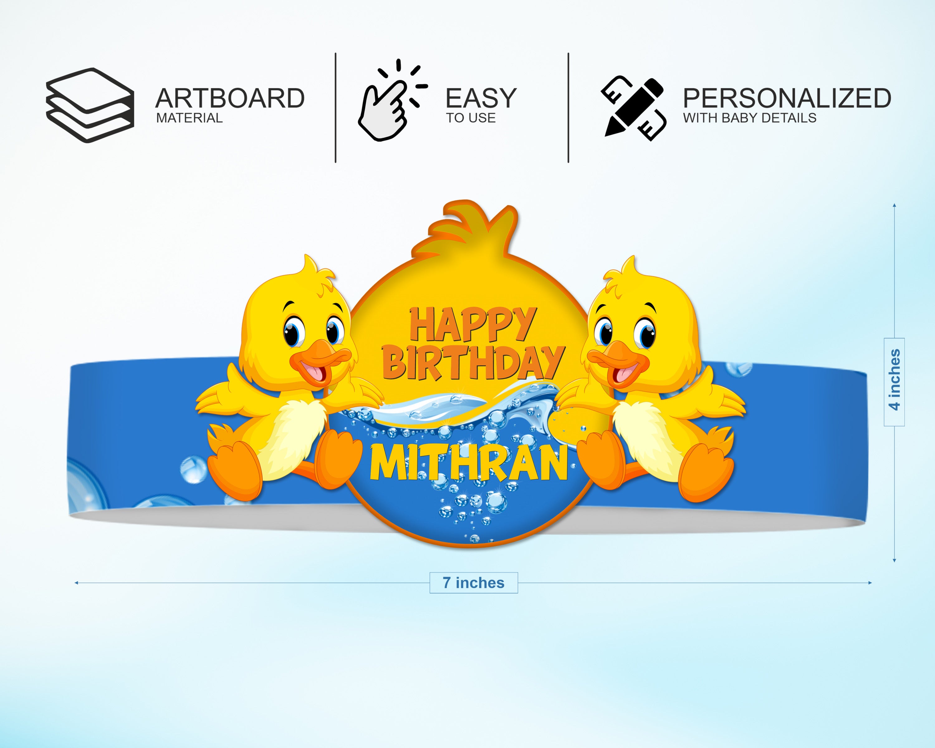 Duck Boy Theme Crown Hat