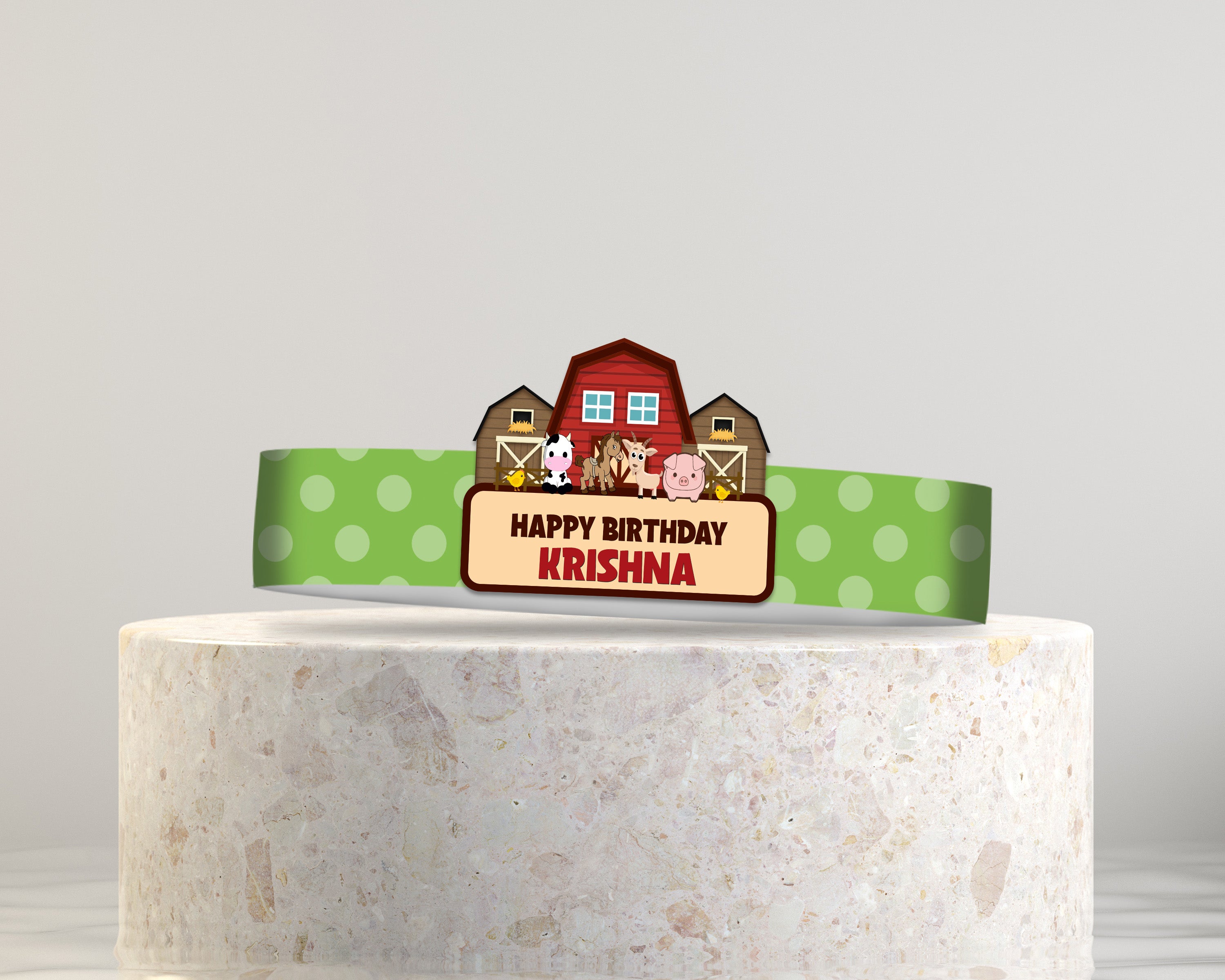 Farm Theme Crown Hat