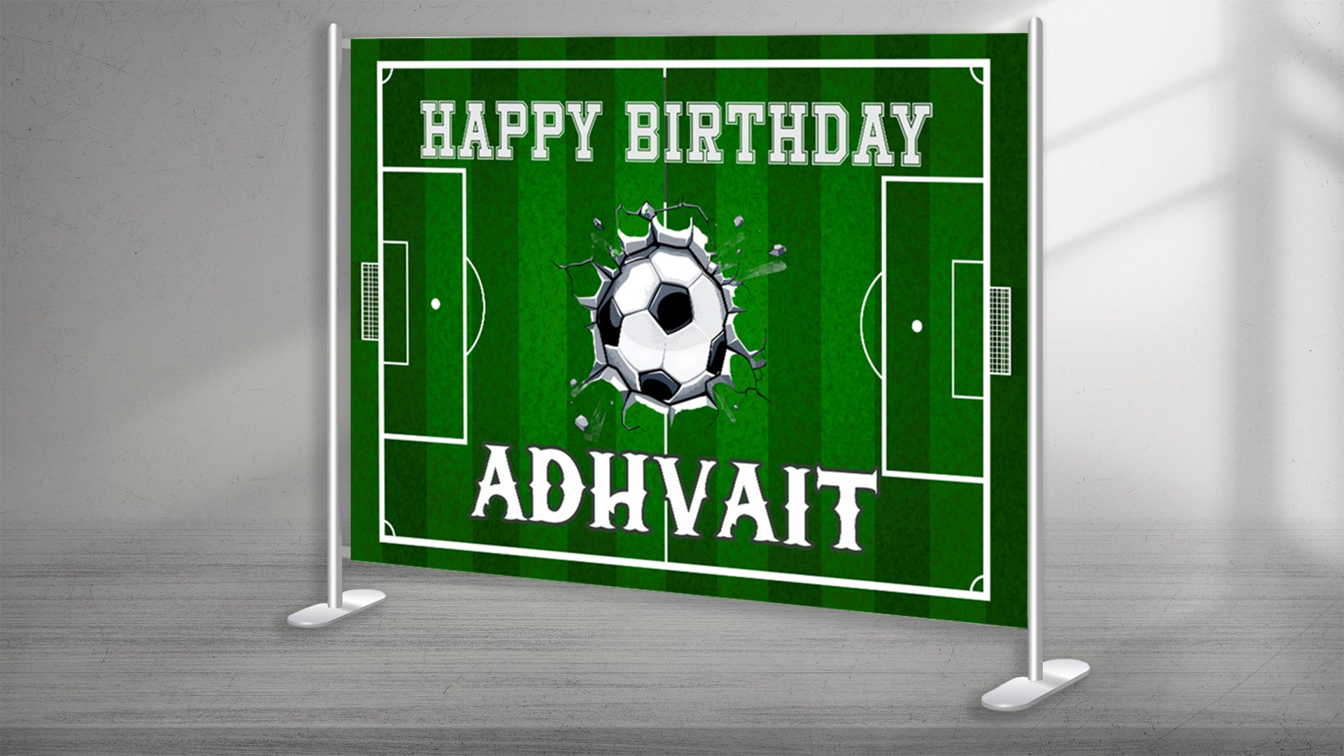 Football Theme Personalized Backdrop