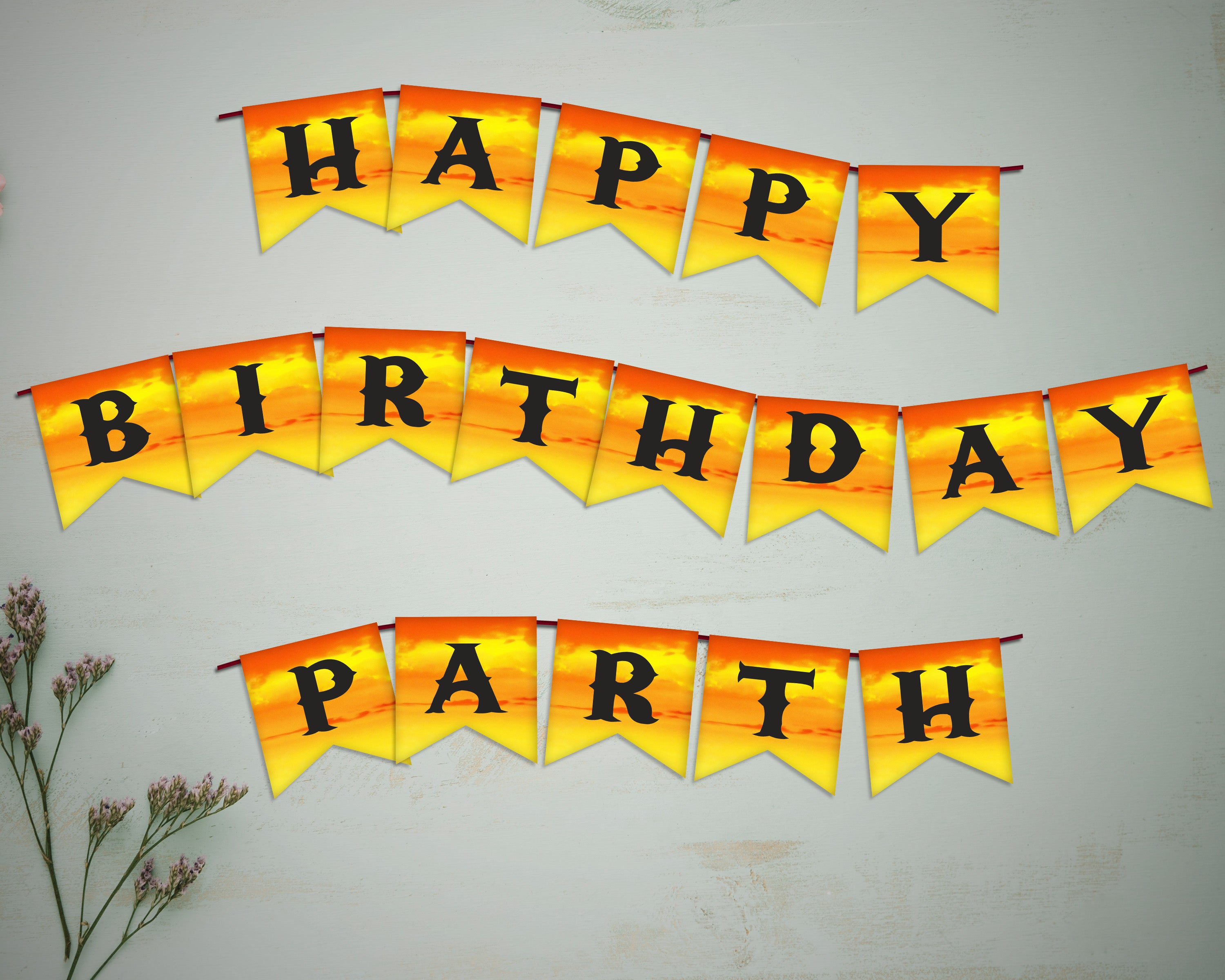 Lion King Theme Customized Hanging