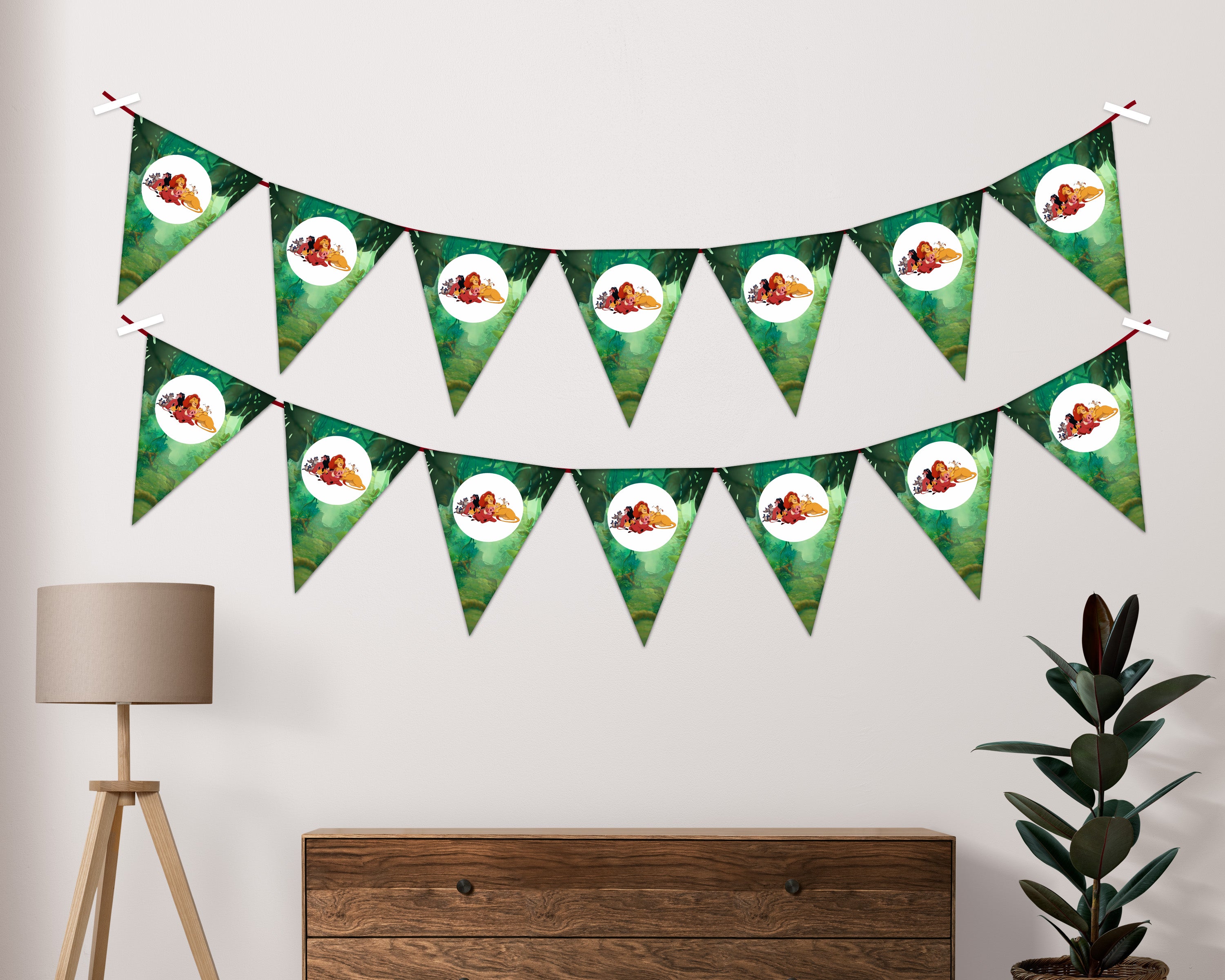 Lion King Theme Flag Hanging